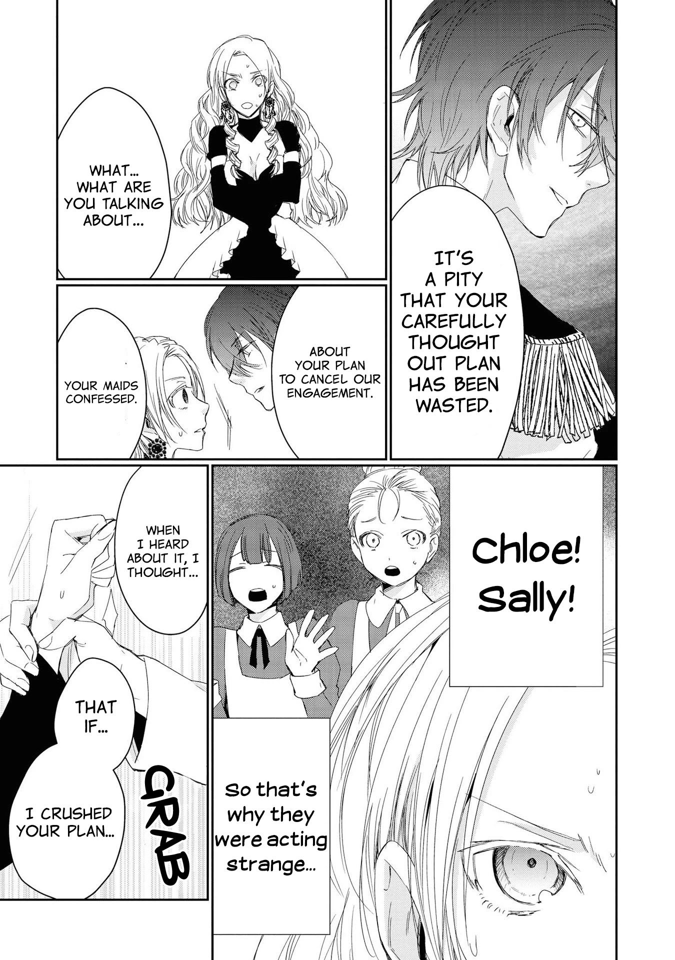 Though I May Be a Villainess, I'll Show You I Can Obtain Happiness! Chapter 1.3 page 28 - Vol.1 Chapter 3: I Will Definitely Get My Engagement Annulled! ~I will become a Villainess!
