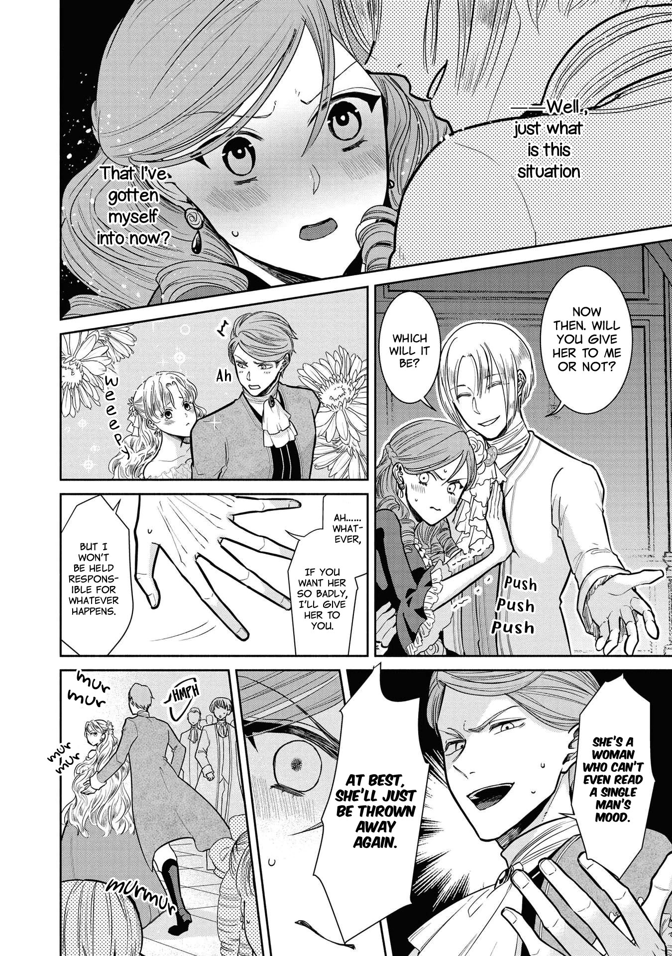 Though I May Be a Villainess, I'll Show You I Can Obtain Happiness! Chapter 1.5 page 14 - Vol.1 Chapter 5: The Villainess Trifles with the Second Prince's First Love