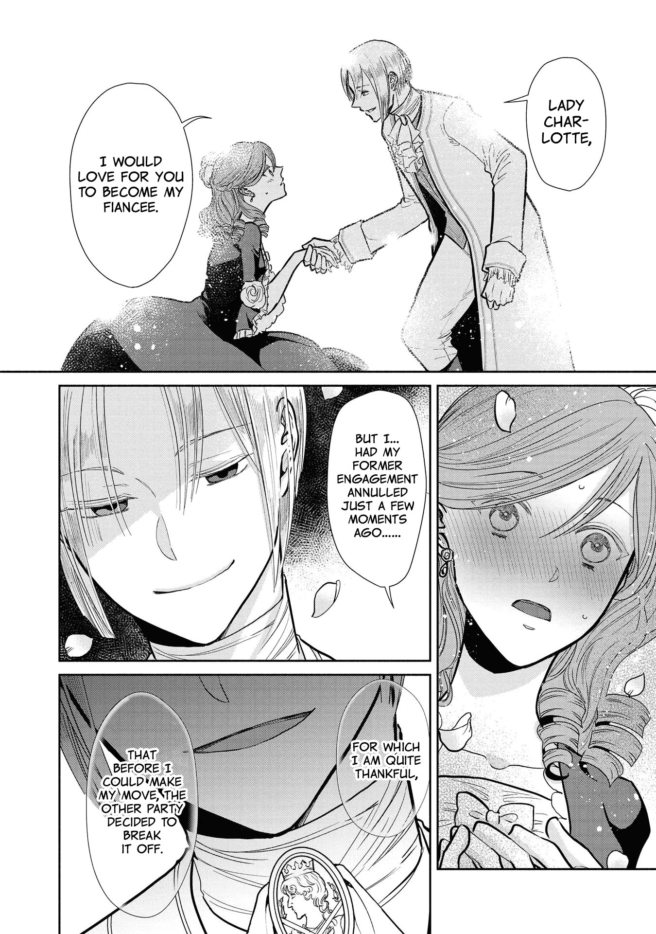 Though I May Be a Villainess, I'll Show You I Can Obtain Happiness! Chapter 1.5 page 22 - Vol.1 Chapter 5: The Villainess Trifles with the Second Prince's First Love