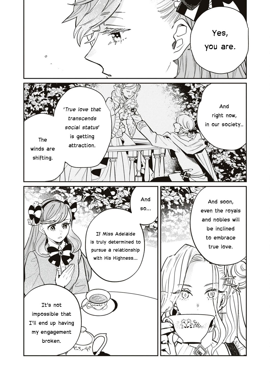 Though I May Be a Villainess, I'll Show You I Can Obtain Happiness! Chapter 10.2 page 13 - Vol.10 Chapter 2: I Knew My Engagement Would be Broken, So I Took the Initiative