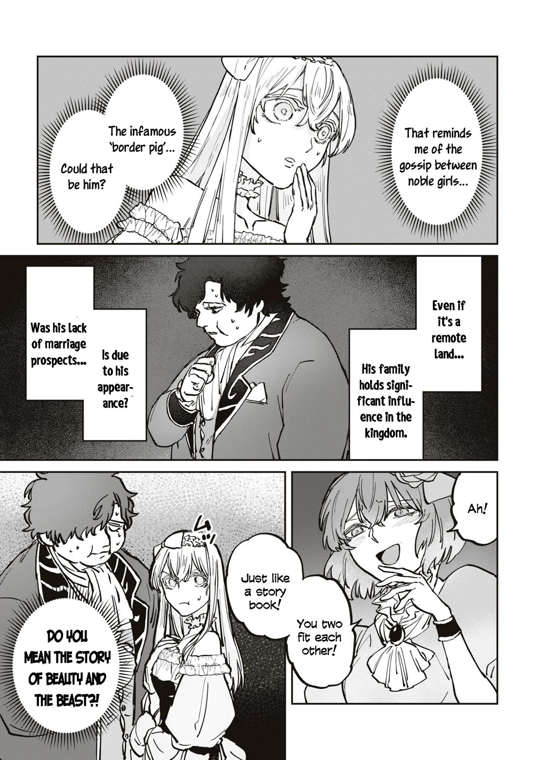 Though I May Be a Villainess, I'll Show You I Can Obtain Happiness! Chapter 10.4 page 10 - Vol.10 Chapter 4: The Frontier Swine Idolizes The Fairy Princess