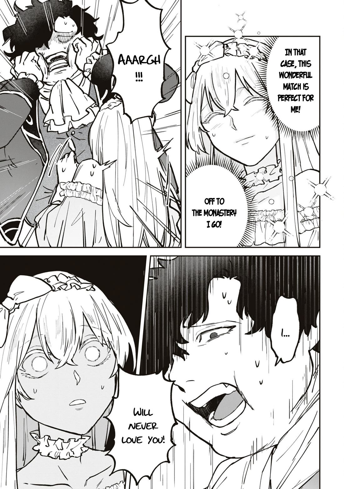 Though I May Be a Villainess, I'll Show You I Can Obtain Happiness! Chapter 10.4 page 14 - Vol.10 Chapter 4: The Frontier Swine Idolizes The Fairy Princess