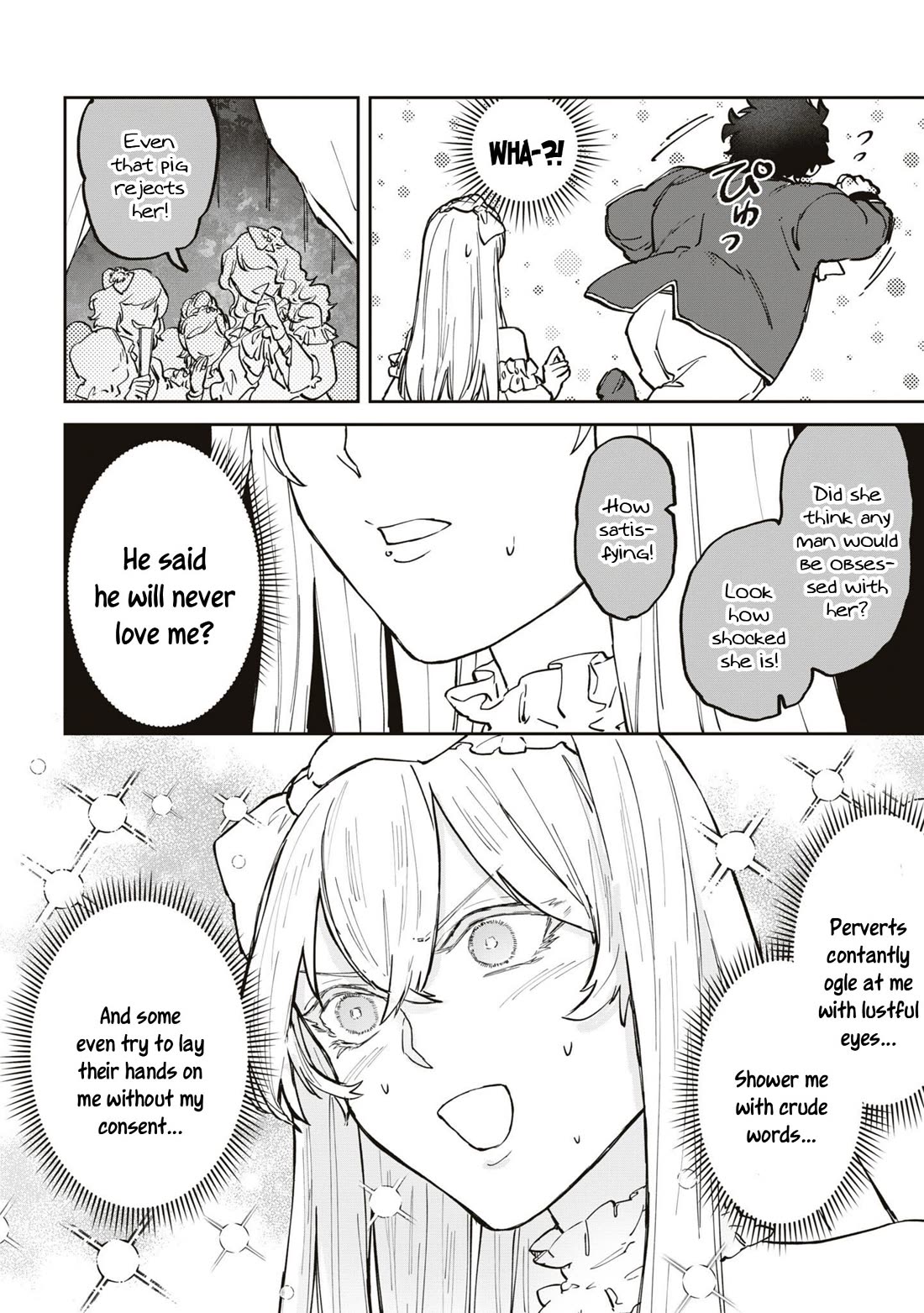 Though I May Be a Villainess, I'll Show You I Can Obtain Happiness! Chapter 10.4 page 15 - Vol.10 Chapter 4: The Frontier Swine Idolizes The Fairy Princess