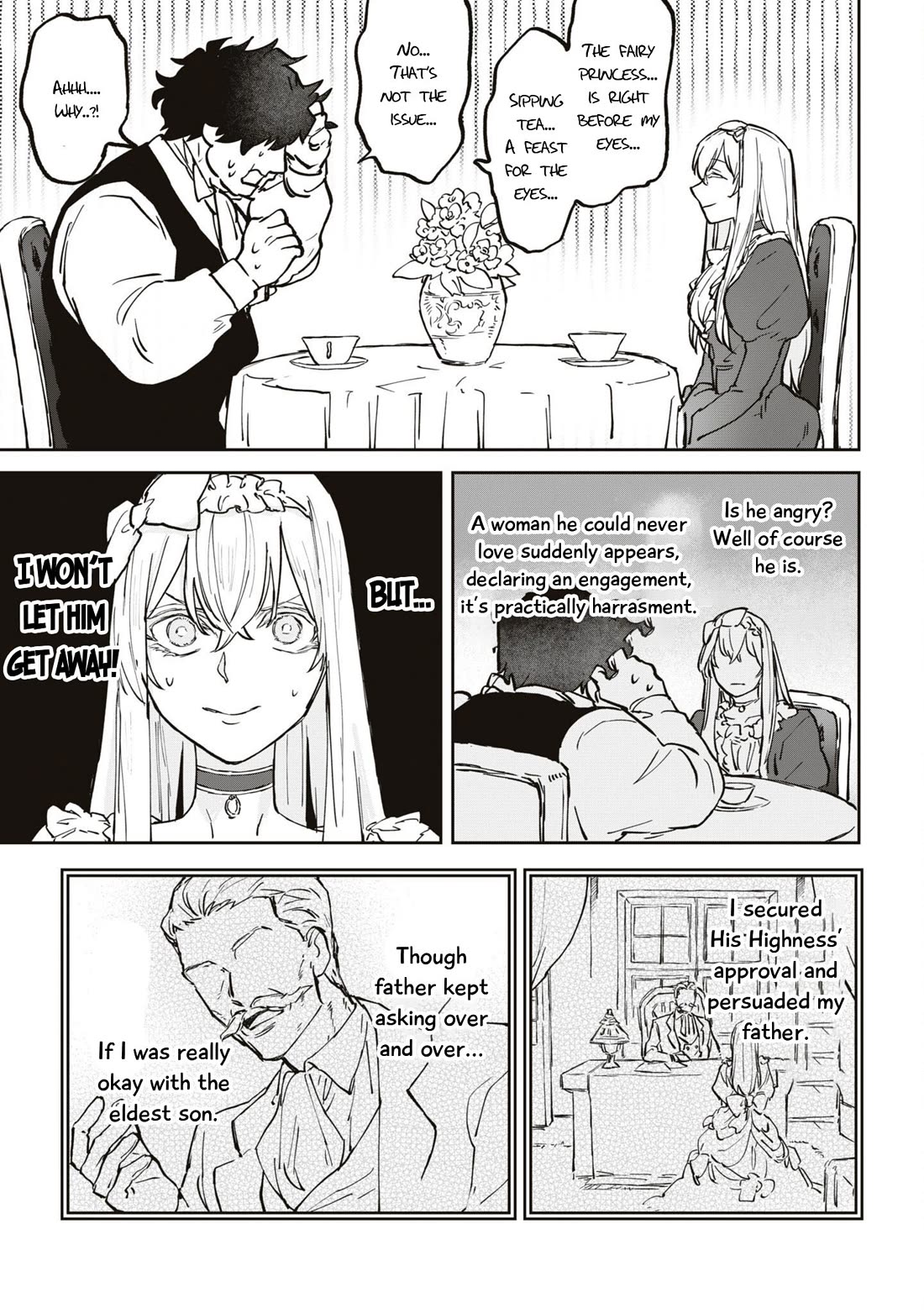 Though I May Be a Villainess, I'll Show You I Can Obtain Happiness! Chapter 10.4 page 18 - Vol.10 Chapter 4: The Frontier Swine Idolizes The Fairy Princess