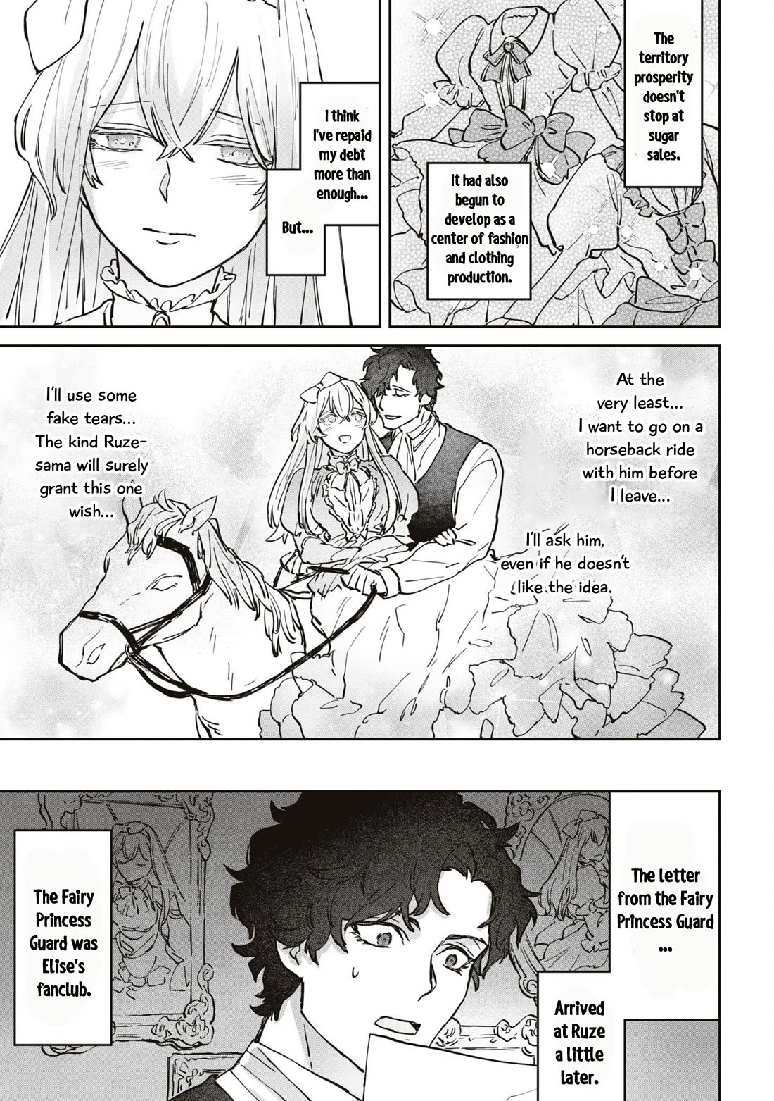 Though I May Be a Villainess, I'll Show You I Can Obtain Happiness! Chapter 10.4 page 44 - Vol.10 Chapter 4: The Frontier Swine Idolizes The Fairy Princess