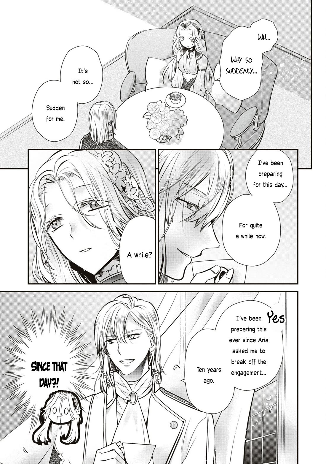 Though I May Be a Villainess, I'll Show You I Can Obtain Happiness! Chapter 10.5 page 32 - Vol.10 Chapter 5: The Villainess and The Yandere Prince
