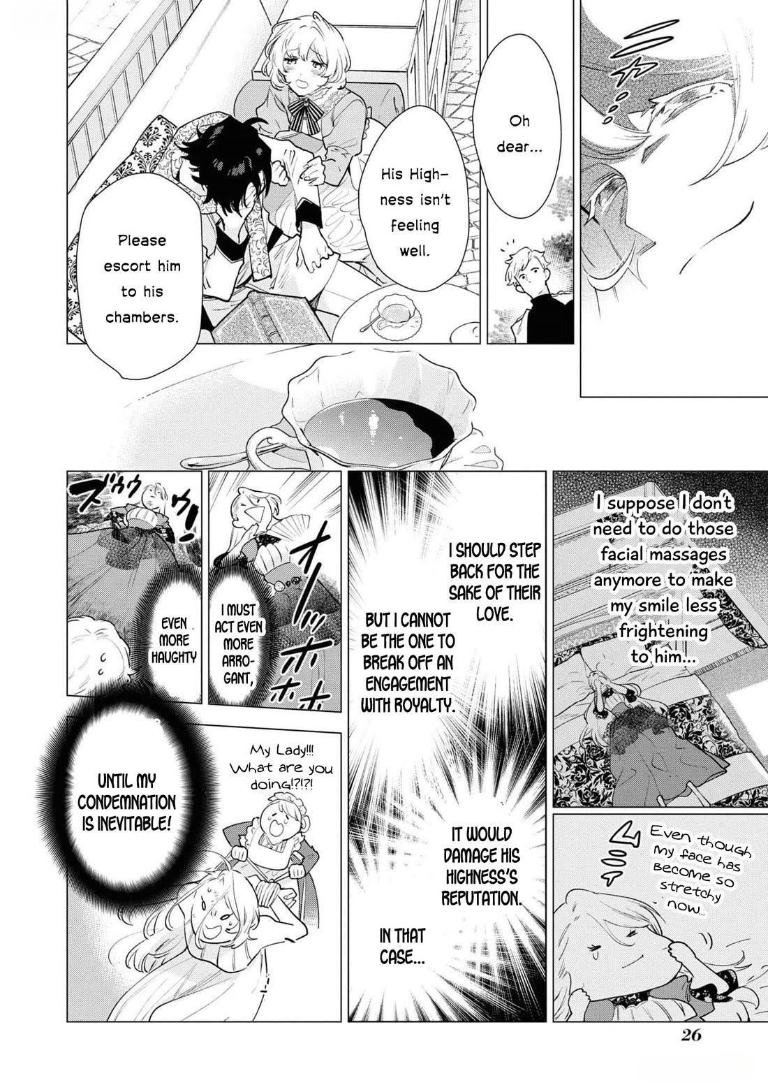 Though I May Be a Villainess, I'll Show You I Can Obtain Happiness! Chapter 11.1 page 28 - Vol.11 Chapter 1: The Crimson Noble Lady Has Low Self-Esteem!