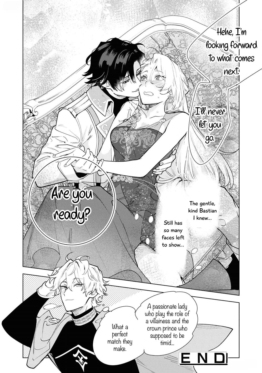 Though I May Be a Villainess, I'll Show You I Can Obtain Happiness! Chapter 11.1 page 42 - Vol.11 Chapter 1: The Crimson Noble Lady Has Low Self-Esteem!