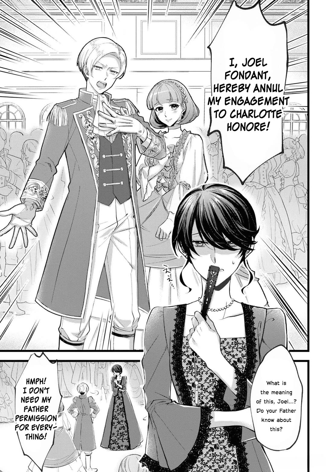 Though I May Be a Villainess, I'll Show You I Can Obtain Happiness! Chapter 11.2 page 4 - Vol.11 Chapter 2: I Got Dumped, So I Stole My Ex-Fiance's FIn