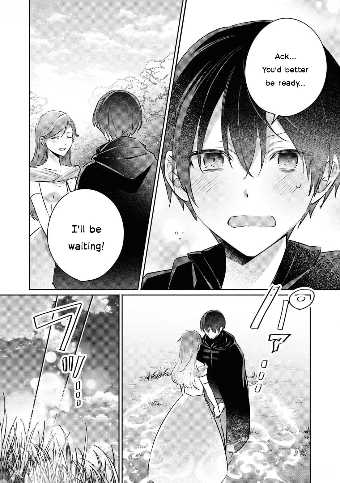 Though I May Be a Villainess, I'll Show You I Can Obtain Happiness! Chapter 11.4 page 38 - Vol.11 Chapter 4: The Scarlet Villainess Dyes the Rose of Pitch Black