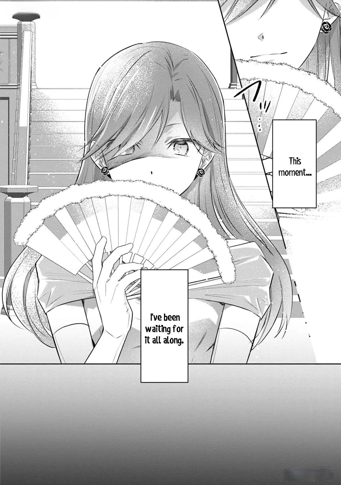 Though I May Be a Villainess, I'll Show You I Can Obtain Happiness! Chapter 11.4 page 7 - Vol.11 Chapter 4: The Scarlet Villainess Dyes the Rose of Pitch Black