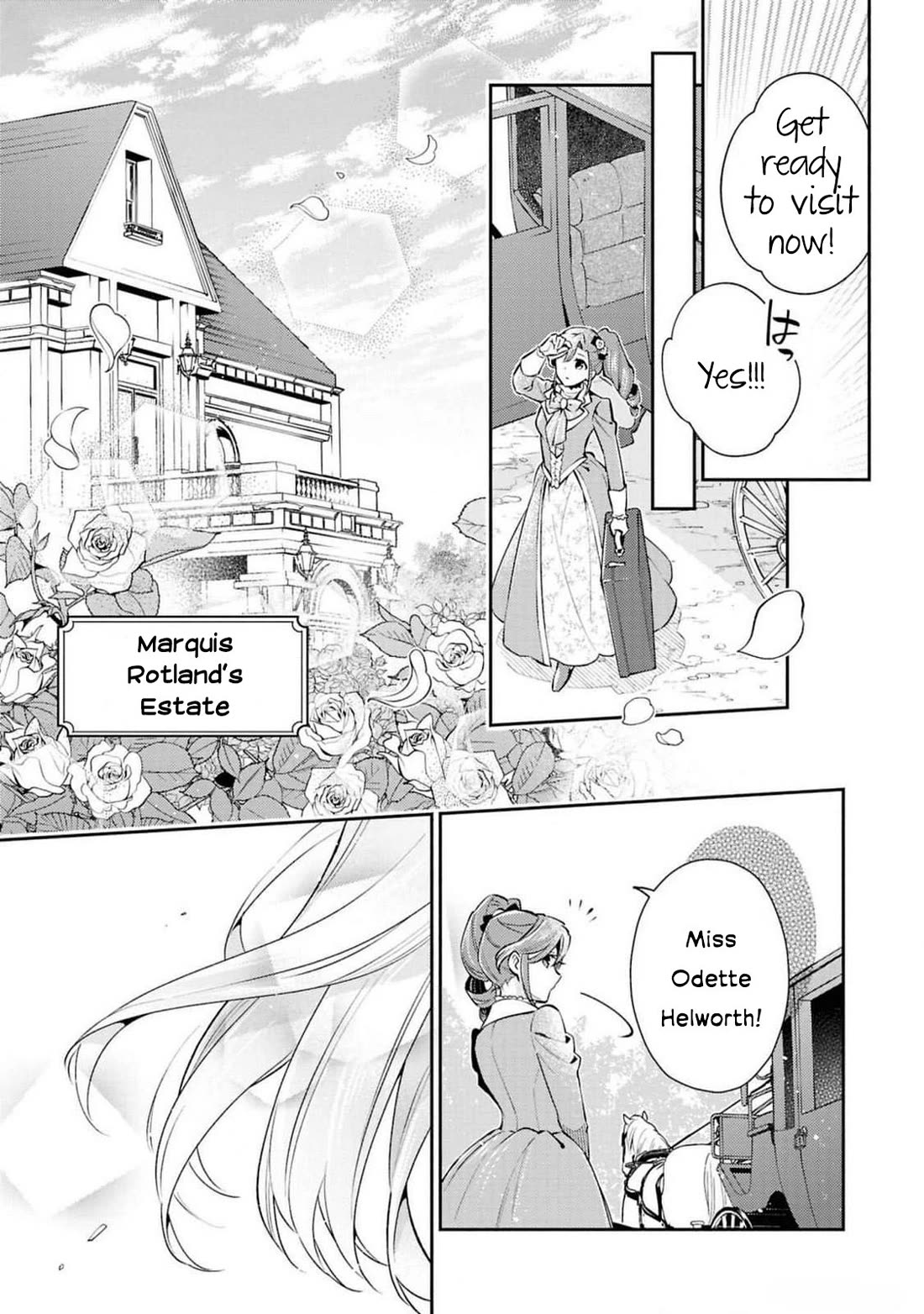 Though I May Be a Villainess, I'll Show You I Can Obtain Happiness! Chapter 12.1 page 12 - Vol.12 Chapter 1: Love in the Rose Garden