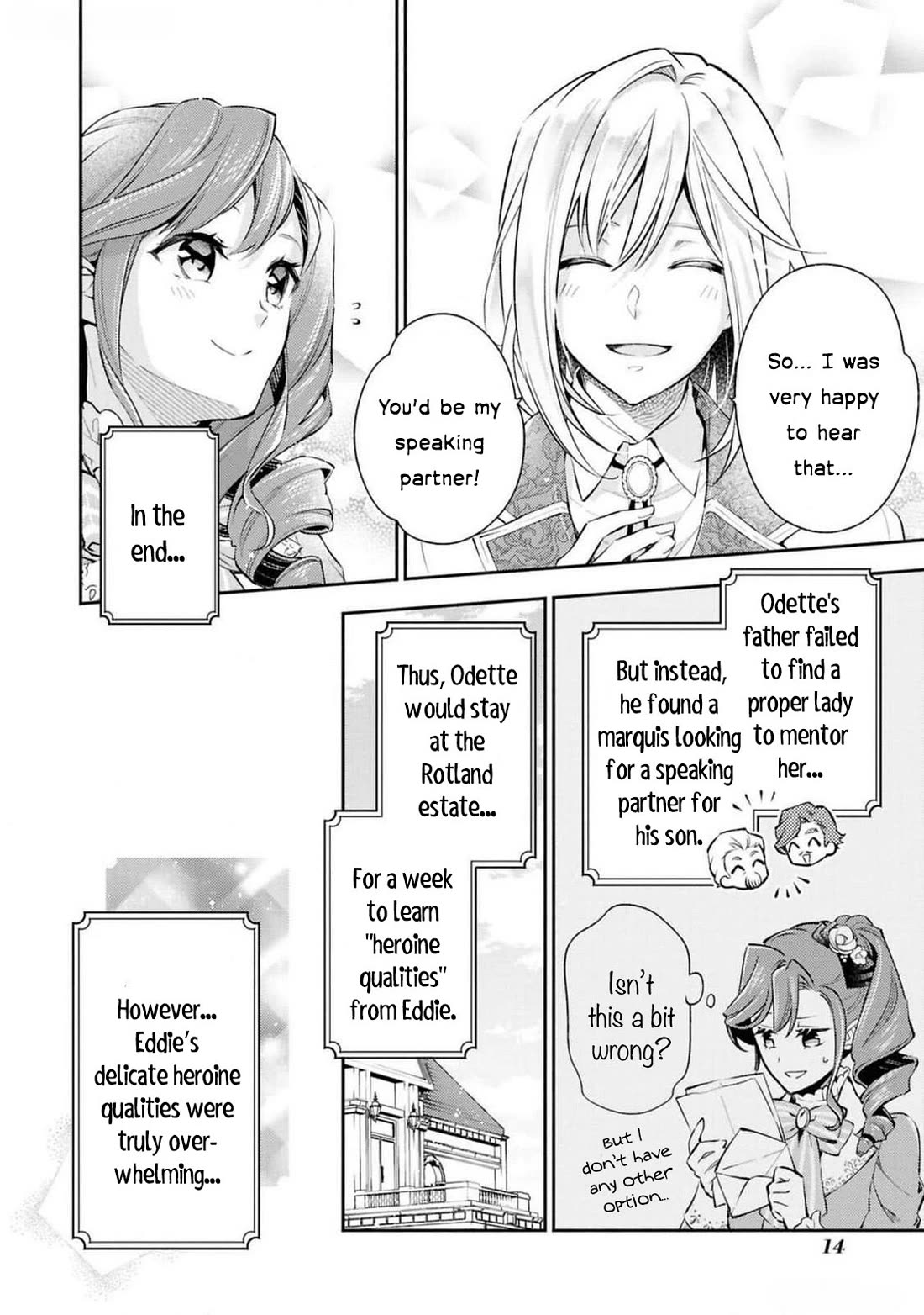 Though I May Be a Villainess, I'll Show You I Can Obtain Happiness! Chapter 12.1 page 15 - Vol.12 Chapter 1: Love in the Rose Garden