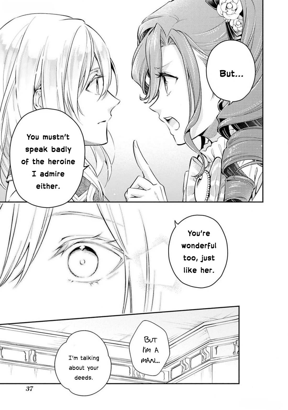 Though I May Be a Villainess, I'll Show You I Can Obtain Happiness! Chapter 12.1 page 38 - Vol.12 Chapter 1: Love in the Rose Garden