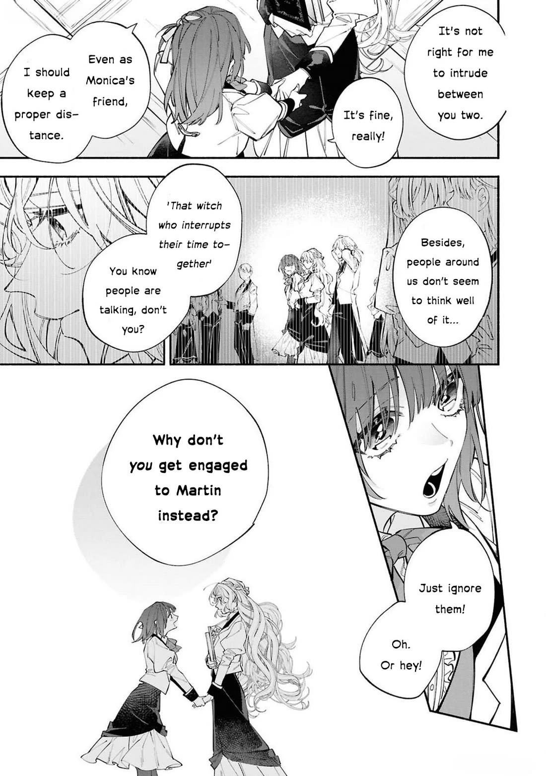 Though I May Be a Villainess, I'll Show You I Can Obtain Happiness! Chapter 12.3 page 12 - Vol.12 Chapter 3: The Villainess Is the Secret Fiancee of the Ice Prince
