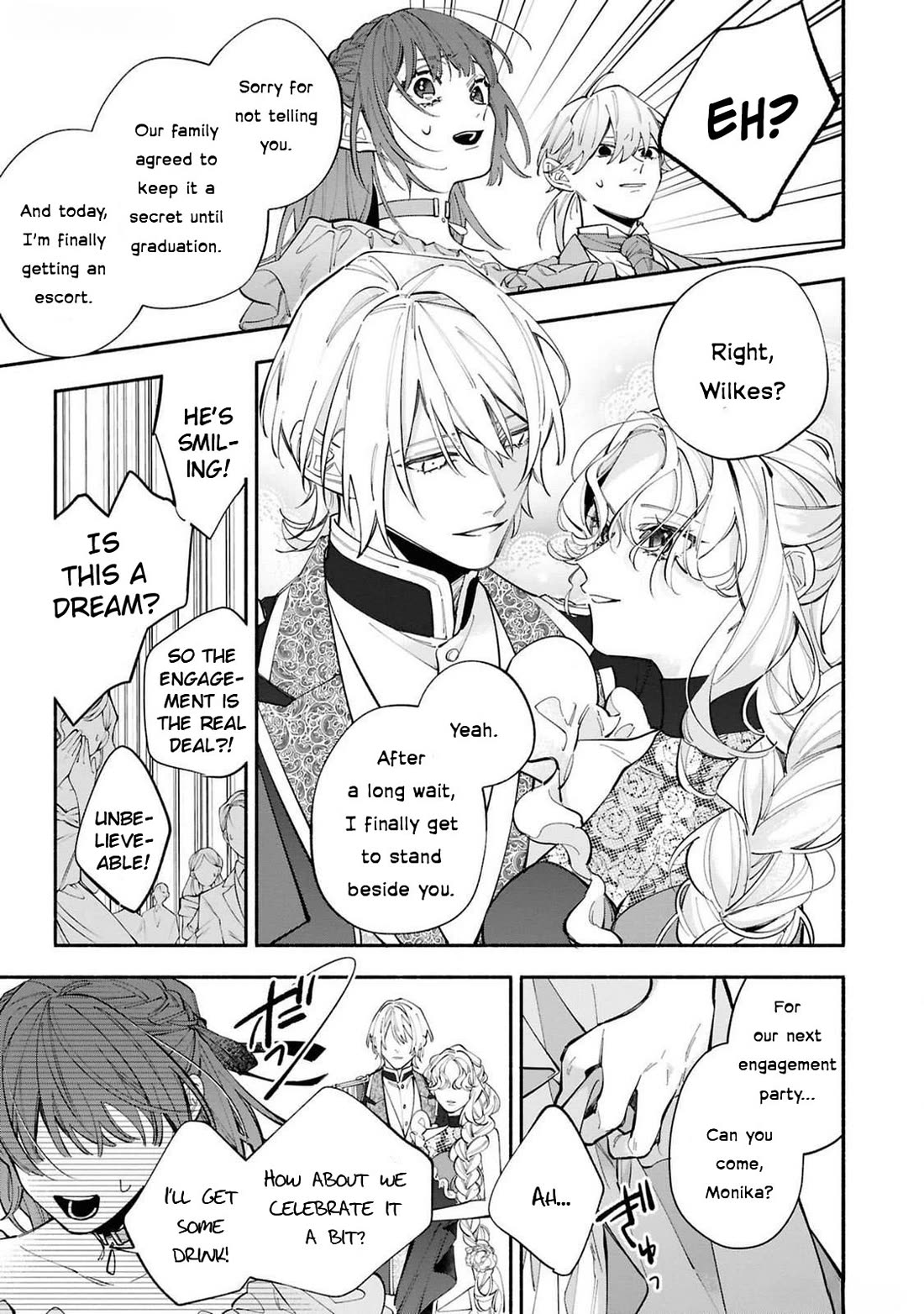 Though I May Be a Villainess, I'll Show You I Can Obtain Happiness! Chapter 12.3 page 31 - Vol.12 Chapter 3: The Villainess Is the Secret Fiancee of the Ice Prince