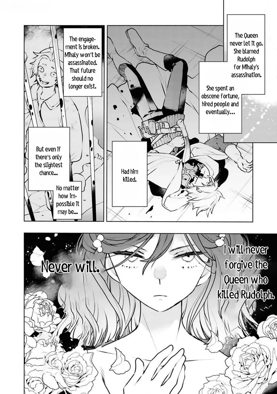 Though I May Be a Villainess, I'll Show You I Can Obtain Happiness! Chapter 12.4 page 61 - Vol.12 Chapter 4: Villainess: 36 Hours Before Condemnation