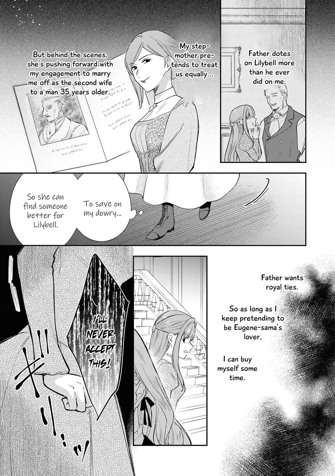 Though I May Be a Villainess, I'll Show You I Can Obtain Happiness! Chapter 13.1 page 19 - Vol.13 Chapter 1: I’ll Become a Villainess for His Highness' Sake