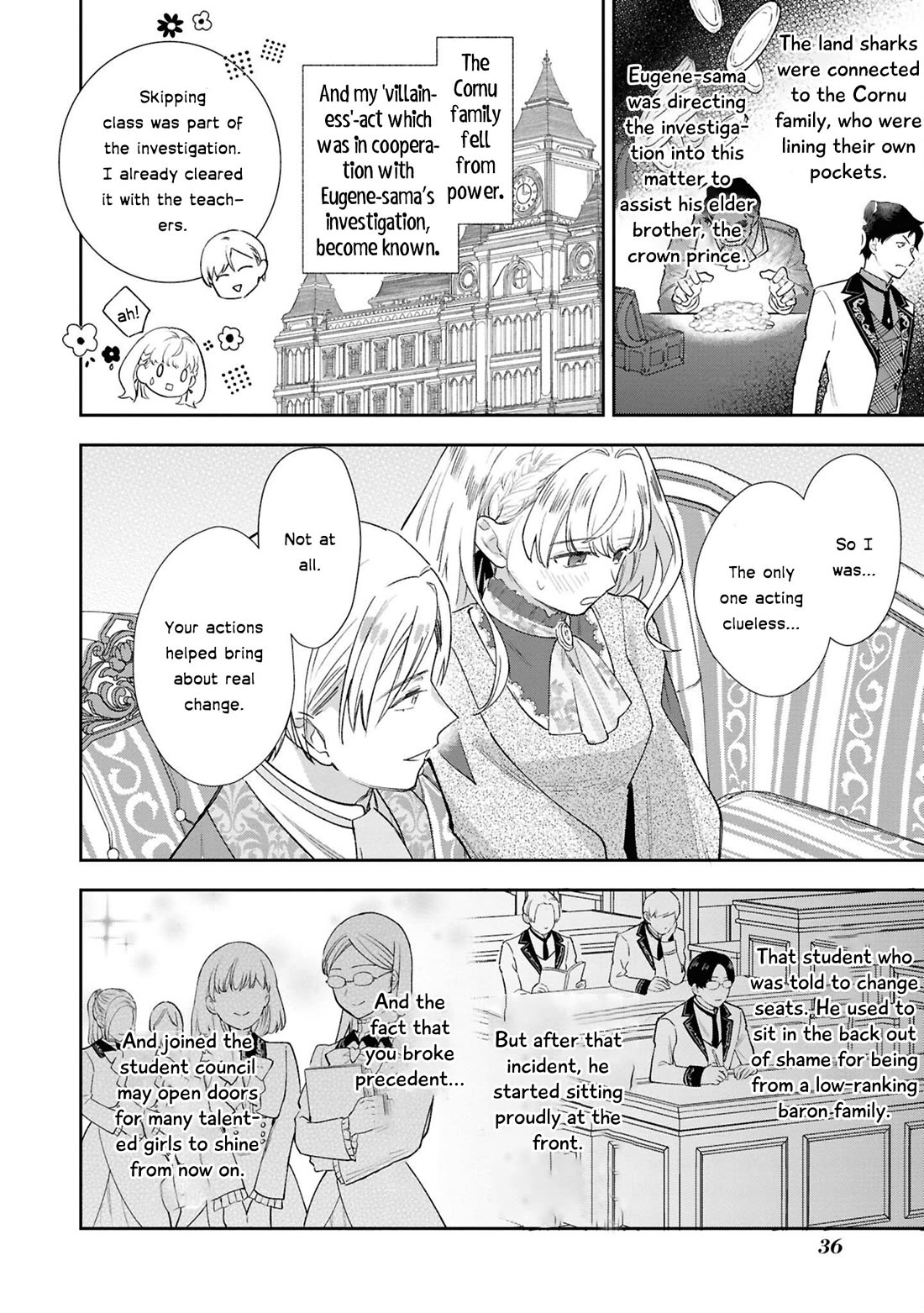 Though I May Be a Villainess, I'll Show You I Can Obtain Happiness! Chapter 13.1 page 38 - Vol.13 Chapter 1: I’ll Become a Villainess for His Highness' Sake