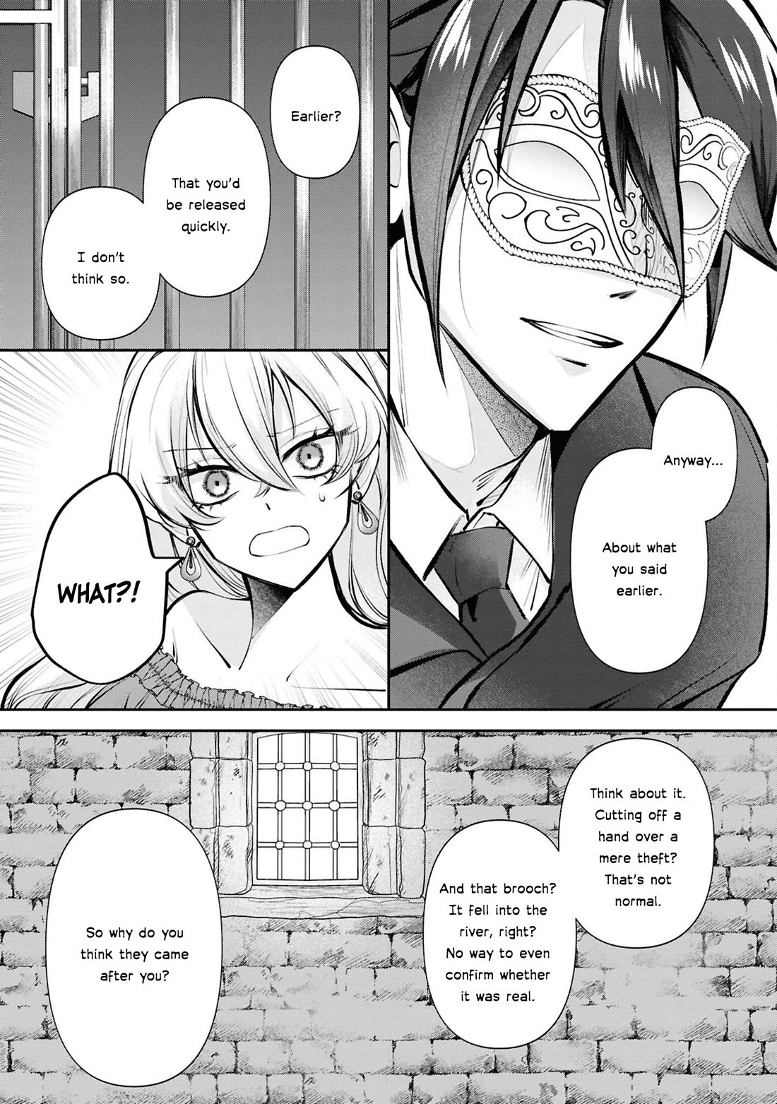 Though I May Be a Villainess, I'll Show You I Can Obtain Happiness! Chapter 13.2 page 22 - Vol.13 Chapter 2: The Villainess and the Masked Knight