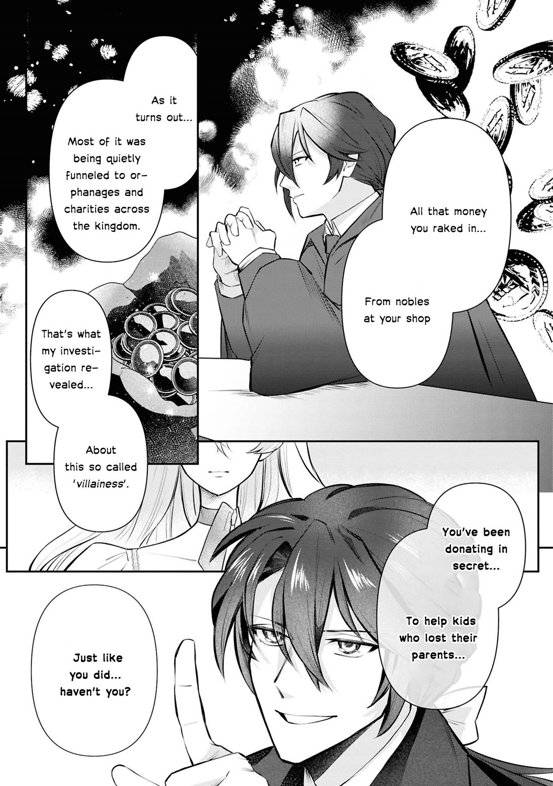 Though I May Be a Villainess, I'll Show You I Can Obtain Happiness! Chapter 13.2 page 34 - Vol.13 Chapter 2: The Villainess and the Masked Knight