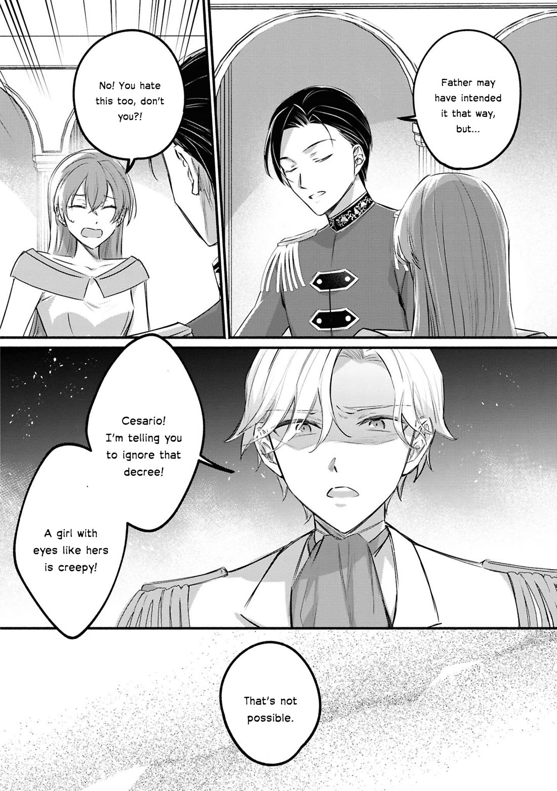 Though I May Be a Villainess, I'll Show You I Can Obtain Happiness! Chapter 13.3 page 11 - Vol.13 Chapter 3: I Don’t Mind the Broken Engagement, but… Did You Not Know I Was Hiding a Magic Eye?