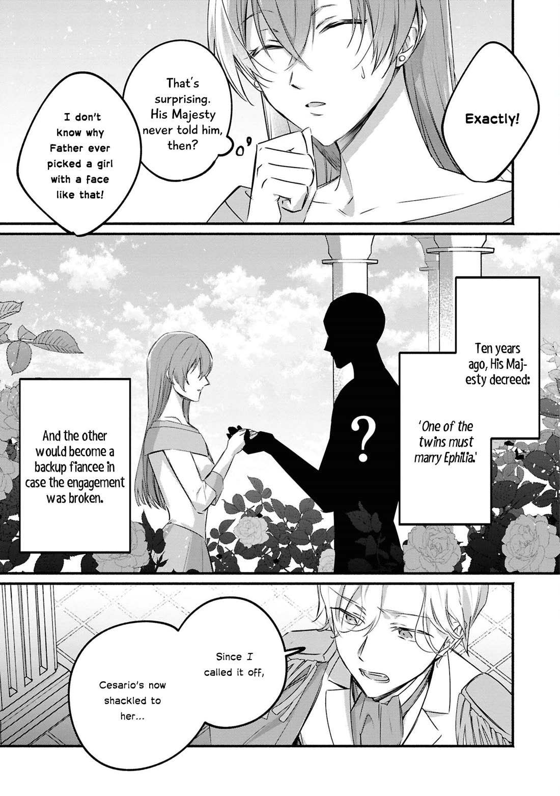 Though I May Be a Villainess, I'll Show You I Can Obtain Happiness! Chapter 13.3 page 8 - Vol.13 Chapter 3: I Don’t Mind the Broken Engagement, but… Did You Not Know I Was Hiding a Magic Eye?