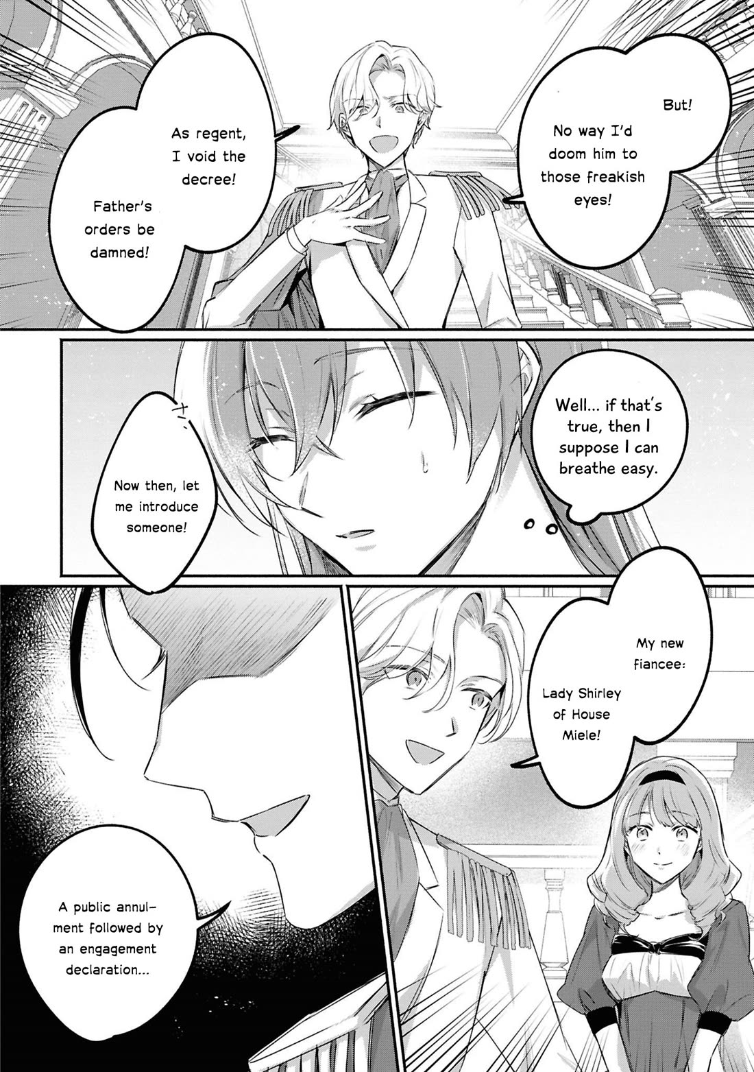 Though I May Be a Villainess, I'll Show You I Can Obtain Happiness! Chapter 13.3 page 9 - Vol.13 Chapter 3: I Don’t Mind the Broken Engagement, but… Did You Not Know I Was Hiding a Magic Eye?