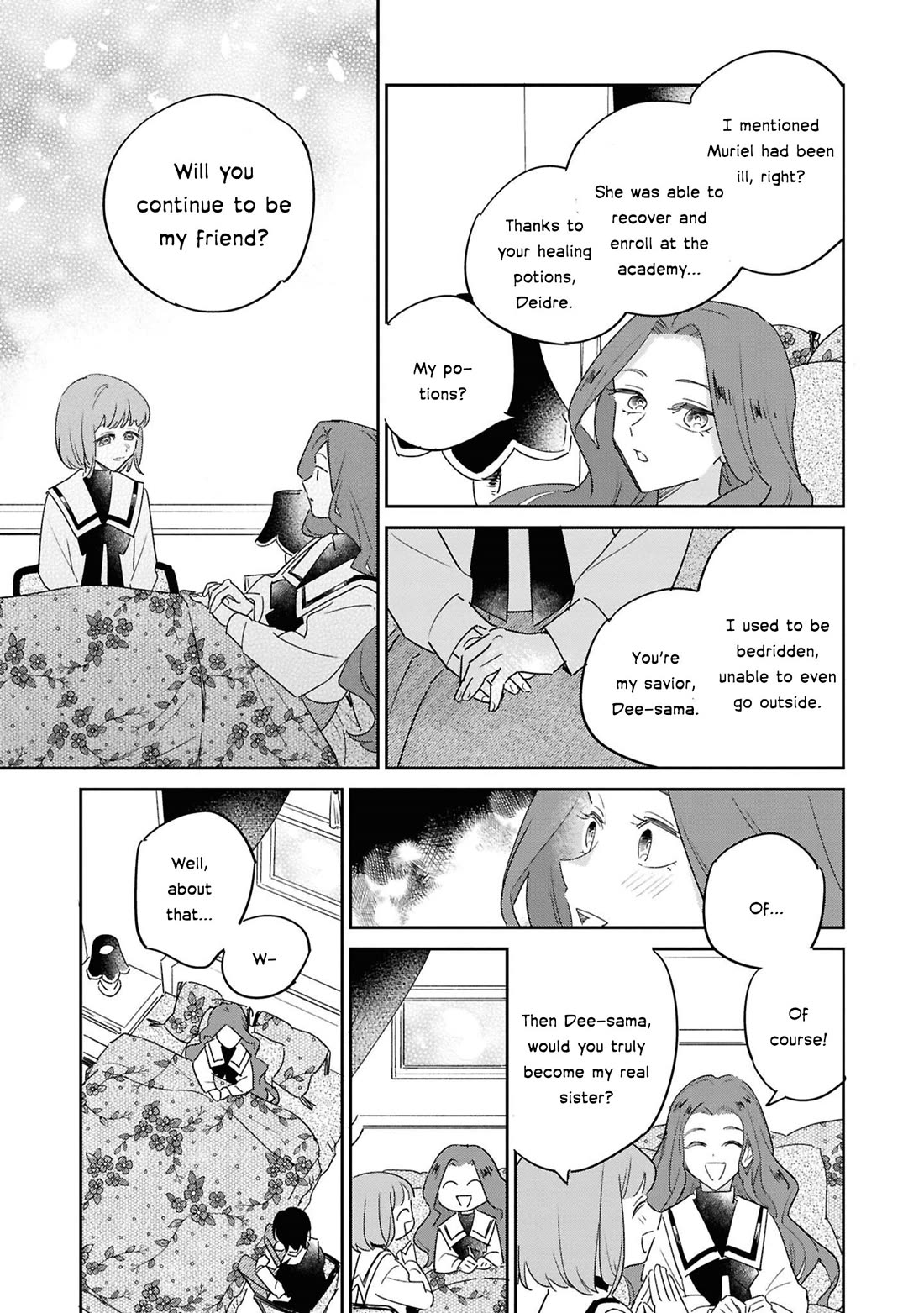 Though I May Be a Villainess, I'll Show You I Can Obtain Happiness! Chapter 13.4 page 30 - Vol.13 Chapter 4: Because the Heroine was Two-Faced
