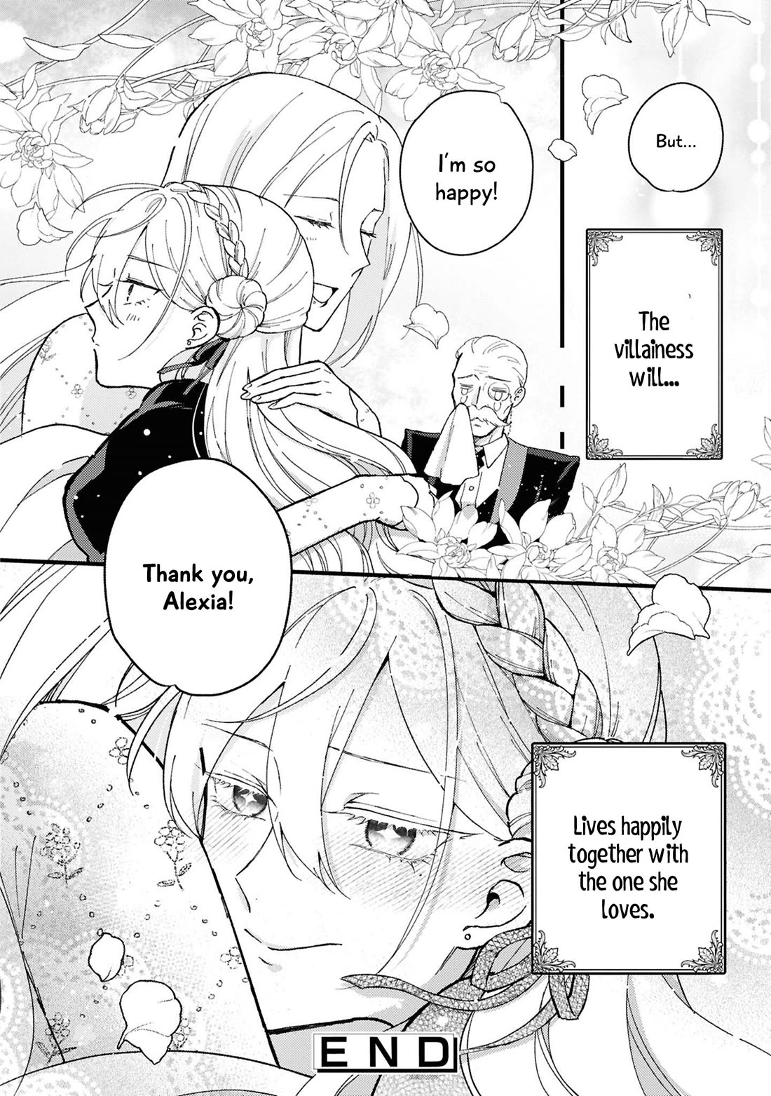 Though I May Be a Villainess, I'll Show You I Can Obtain Happiness! Chapter 14.1 page 34 - Vol.14 Chapter 1: After Her Condemnation, the Villainess Just Wants to Live Her Remaining Years in Peace