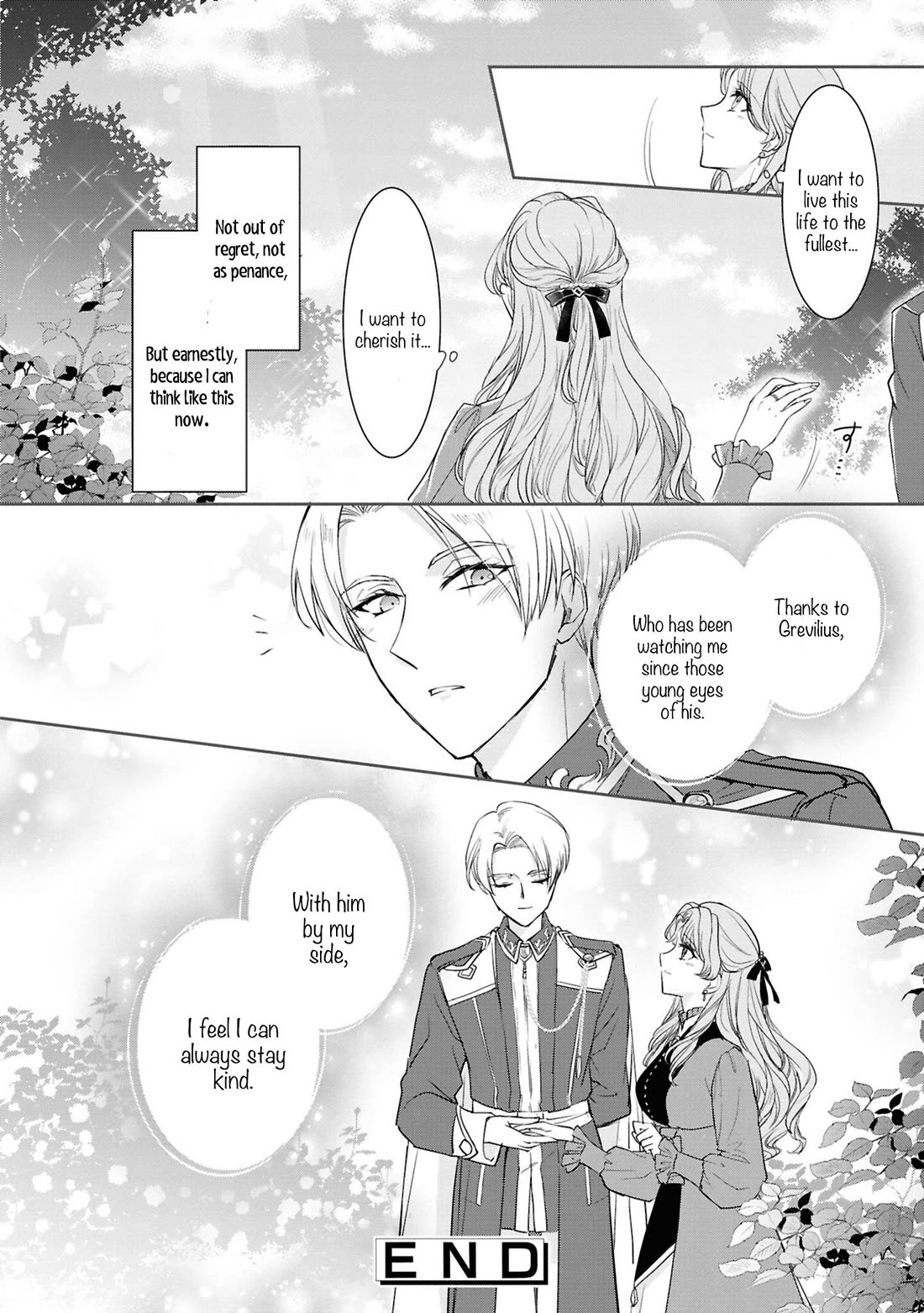 Though I May Be a Villainess, I'll Show You I Can Obtain Happiness! Chapter 14.5 page 41 - Vol.14 Chapter 5: The Villainess Who Was Told She Only Had a Pretty Face Returns From Death and Falls in Love Again