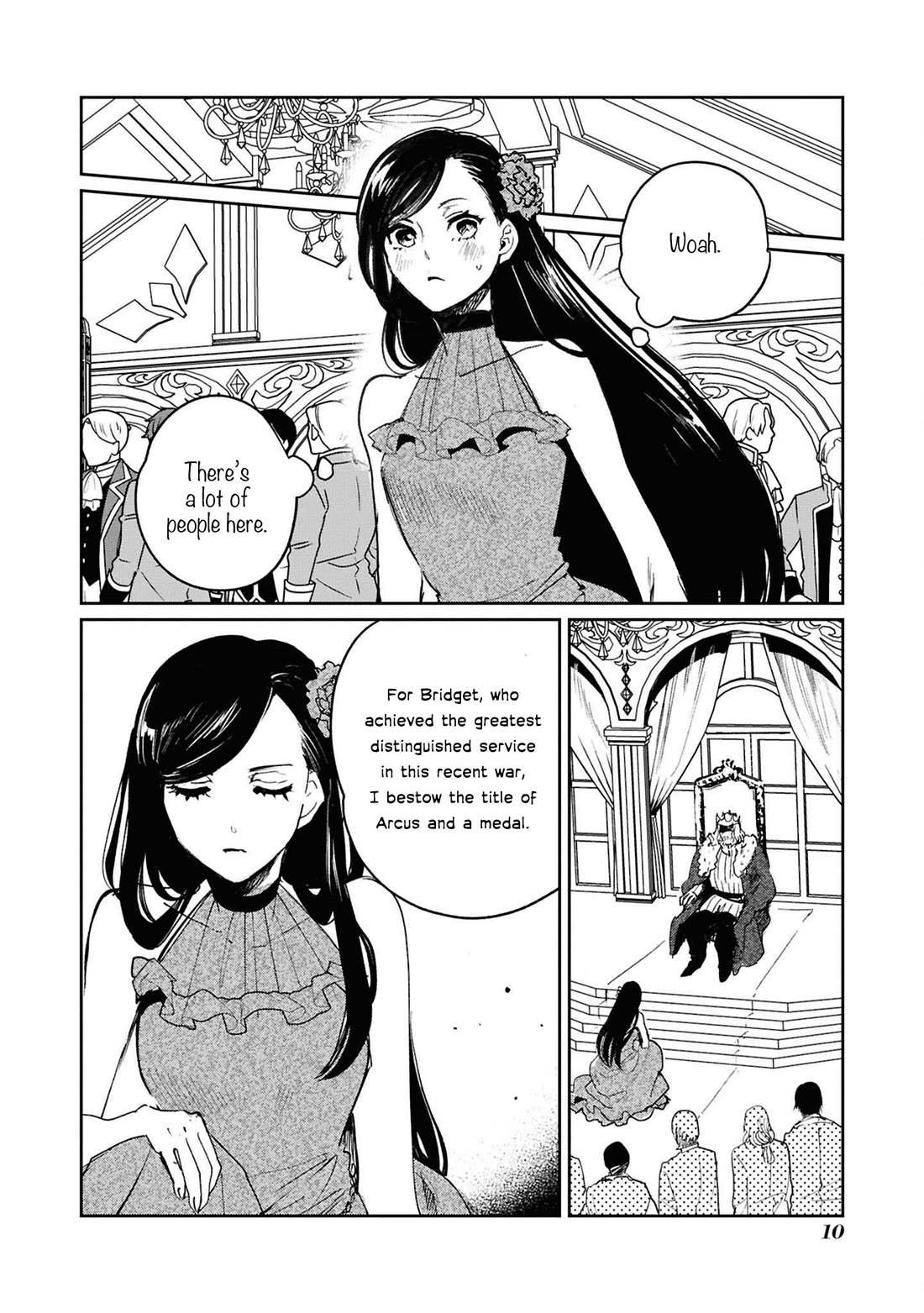 Though I May Be a Villainess, I'll Show You I Can Obtain Happiness! Vol.15 Chapter 1 page 12 - Vol.15 Chapter 1: Give Me a Title, Give It to Me Right Now, Give It to Me Already! ~The War Goddess Wants a Noble Title