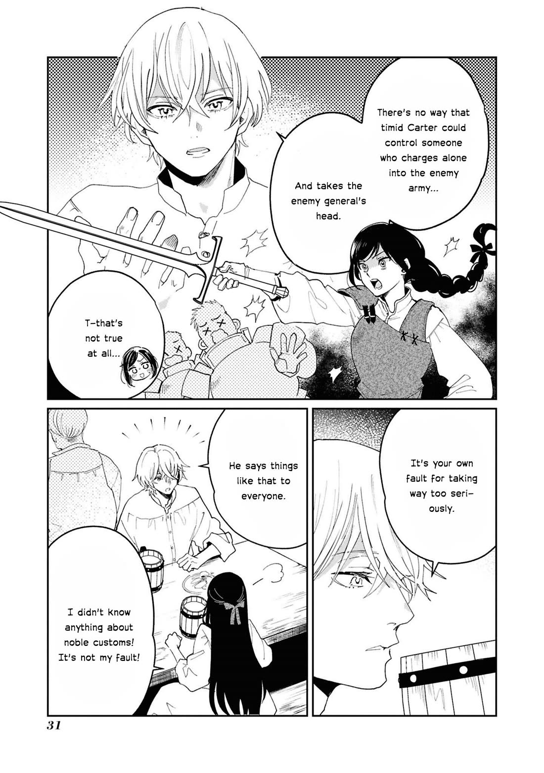 Though I May Be a Villainess, I'll Show You I Can Obtain Happiness! Vol.15 Chapter 1 page 33 - Vol.15 Chapter 1: Give Me a Title, Give It to Me Right Now, Give It to Me Already! ~The War Goddess Wants a Noble Title