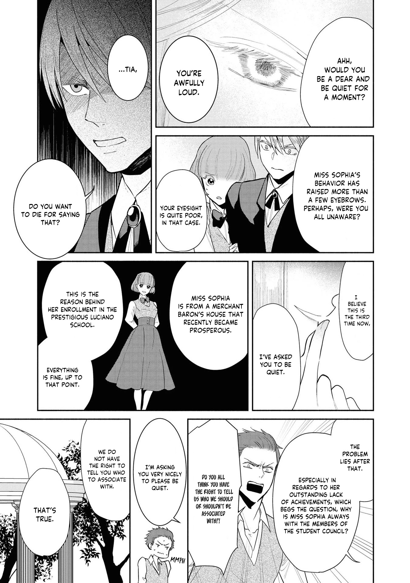 Though I May Be a Villainess, I'll Show You I Can Obtain Happiness! Chapter 2.2 page 11 - Vol.2 Chapter 2: The Villainess Laughs Innocently