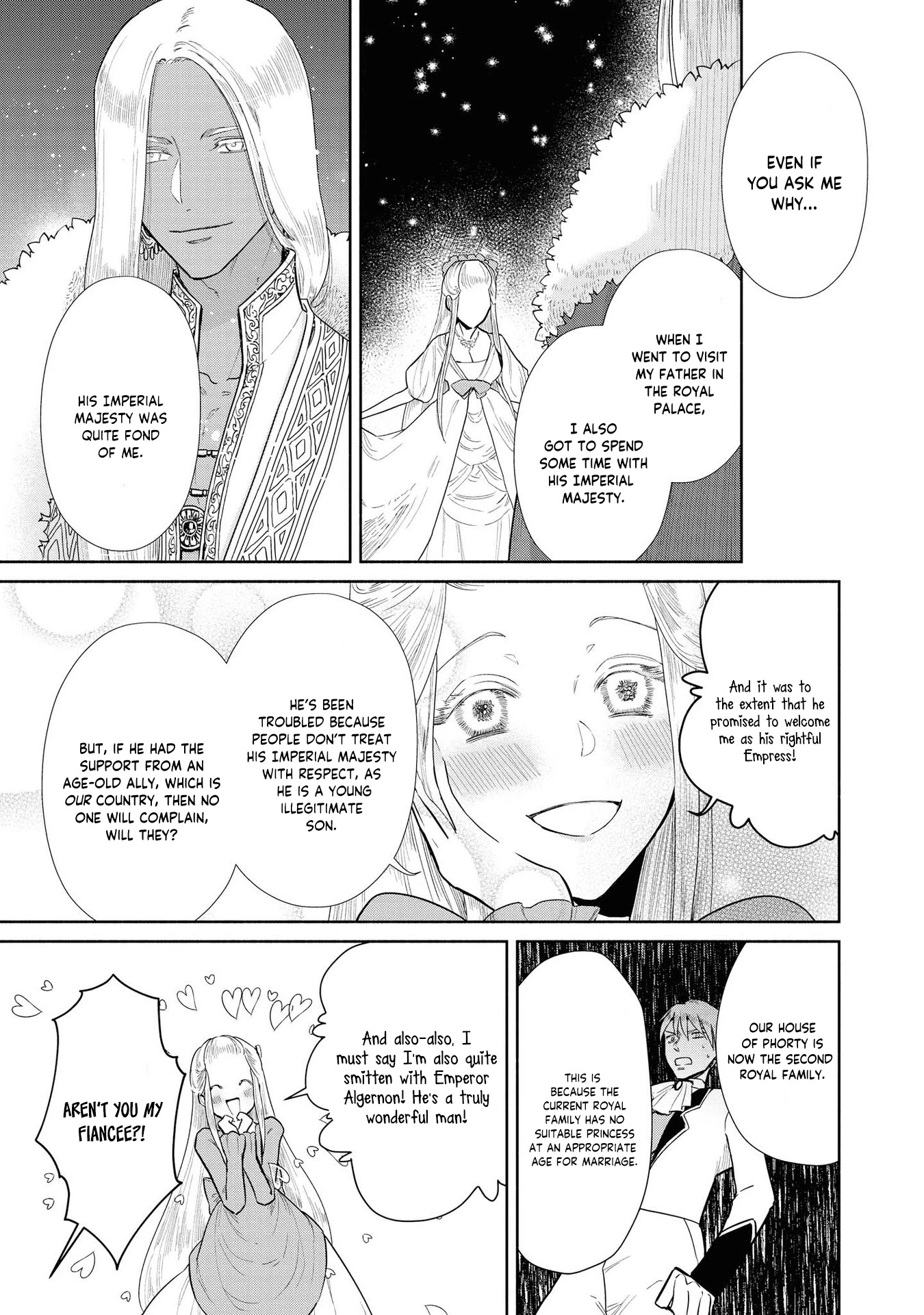 Though I May Be a Villainess, I'll Show You I Can Obtain Happiness! Chapter 2.2 page 19 - Vol.2 Chapter 2: The Villainess Laughs Innocently