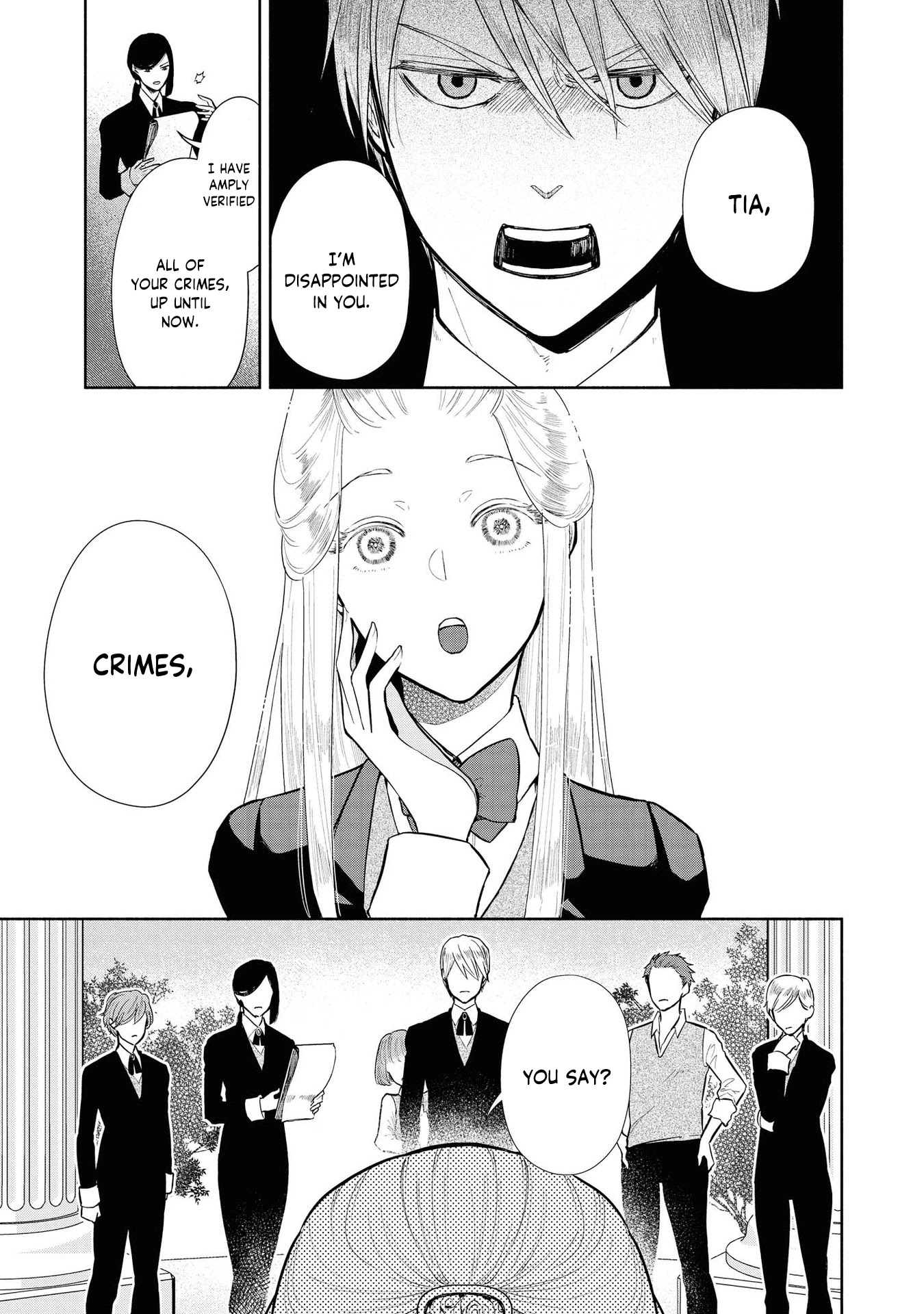 Though I May Be a Villainess, I'll Show You I Can Obtain Happiness! Chapter 2.2 page 5 - Vol.2 Chapter 2: The Villainess Laughs Innocently