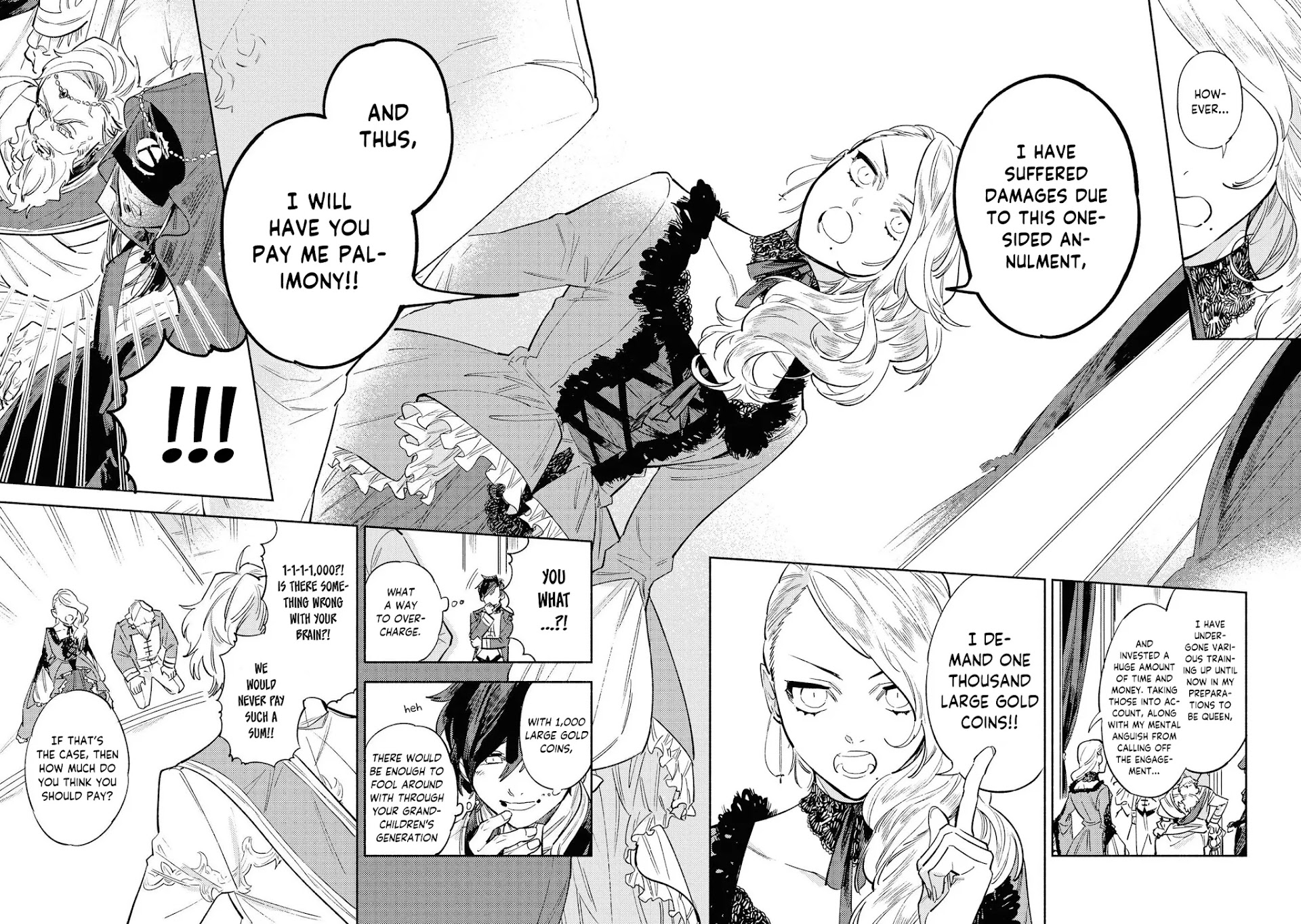 Though I May Be a Villainess, I'll Show You I Can Obtain Happiness! Chapter 2.3 page 19 - Vol.2 Chapter 3: The Art of Rebuilding a Nation Begins with a Broken Engagement!