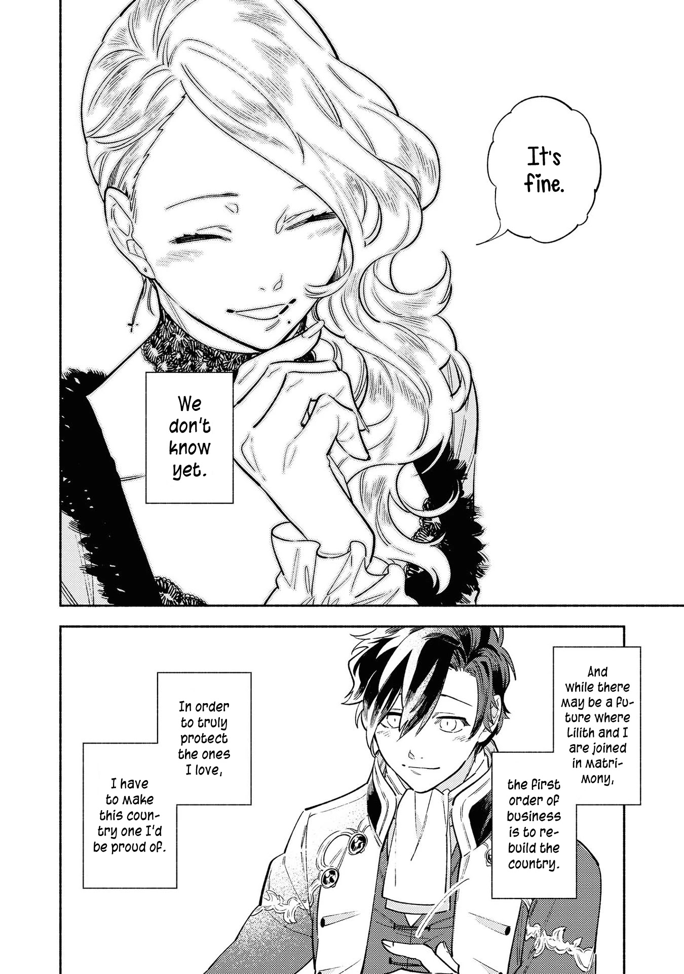 Though I May Be a Villainess, I'll Show You I Can Obtain Happiness! Chapter 2.3 page 30 - Vol.2 Chapter 3: The Art of Rebuilding a Nation Begins with a Broken Engagement!
