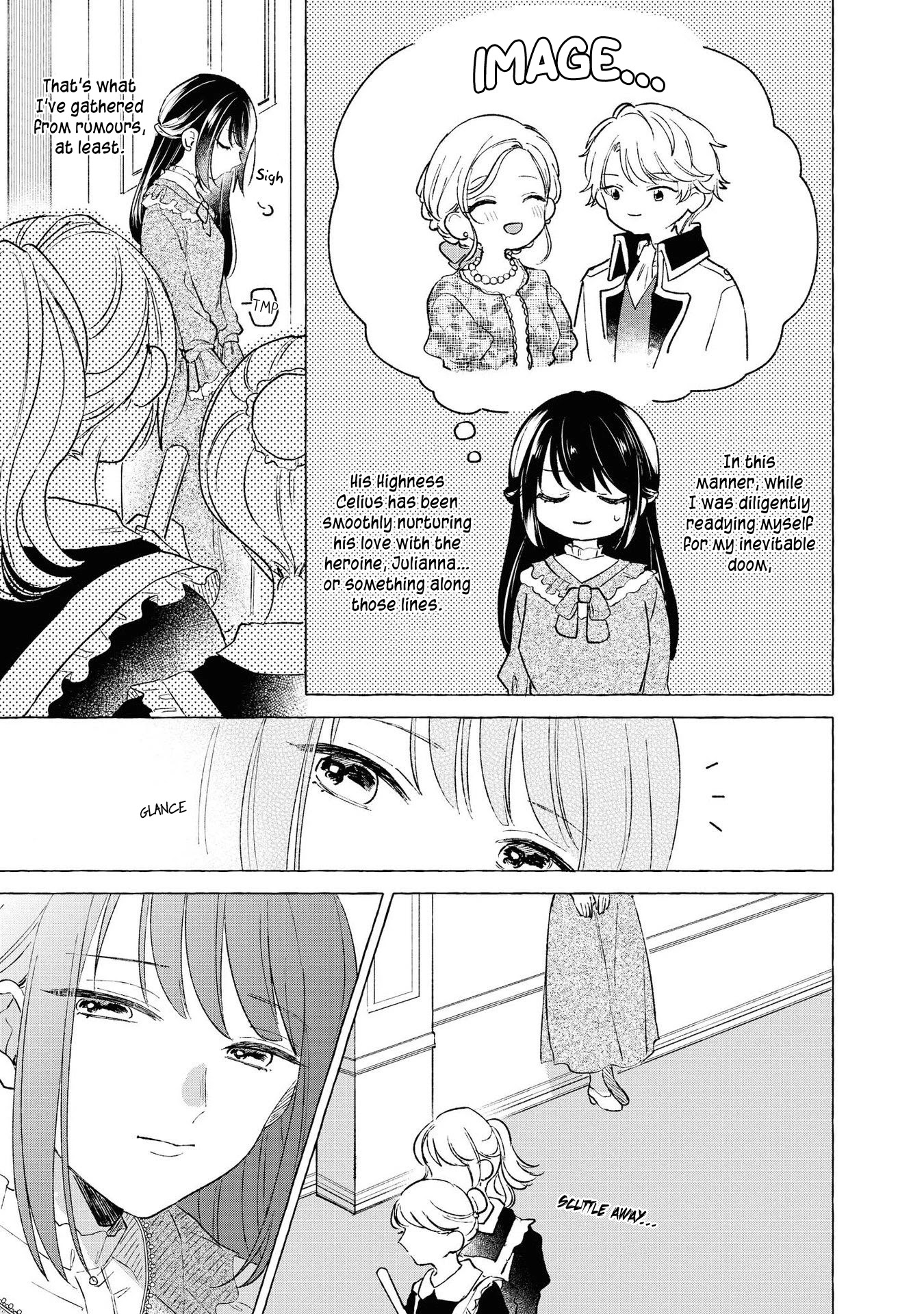 Though I May Be a Villainess, I'll Show You I Can Obtain Happiness! Chapter 2.5 page 11 - Vol.2 Chapter 5: The Villainess Exploded