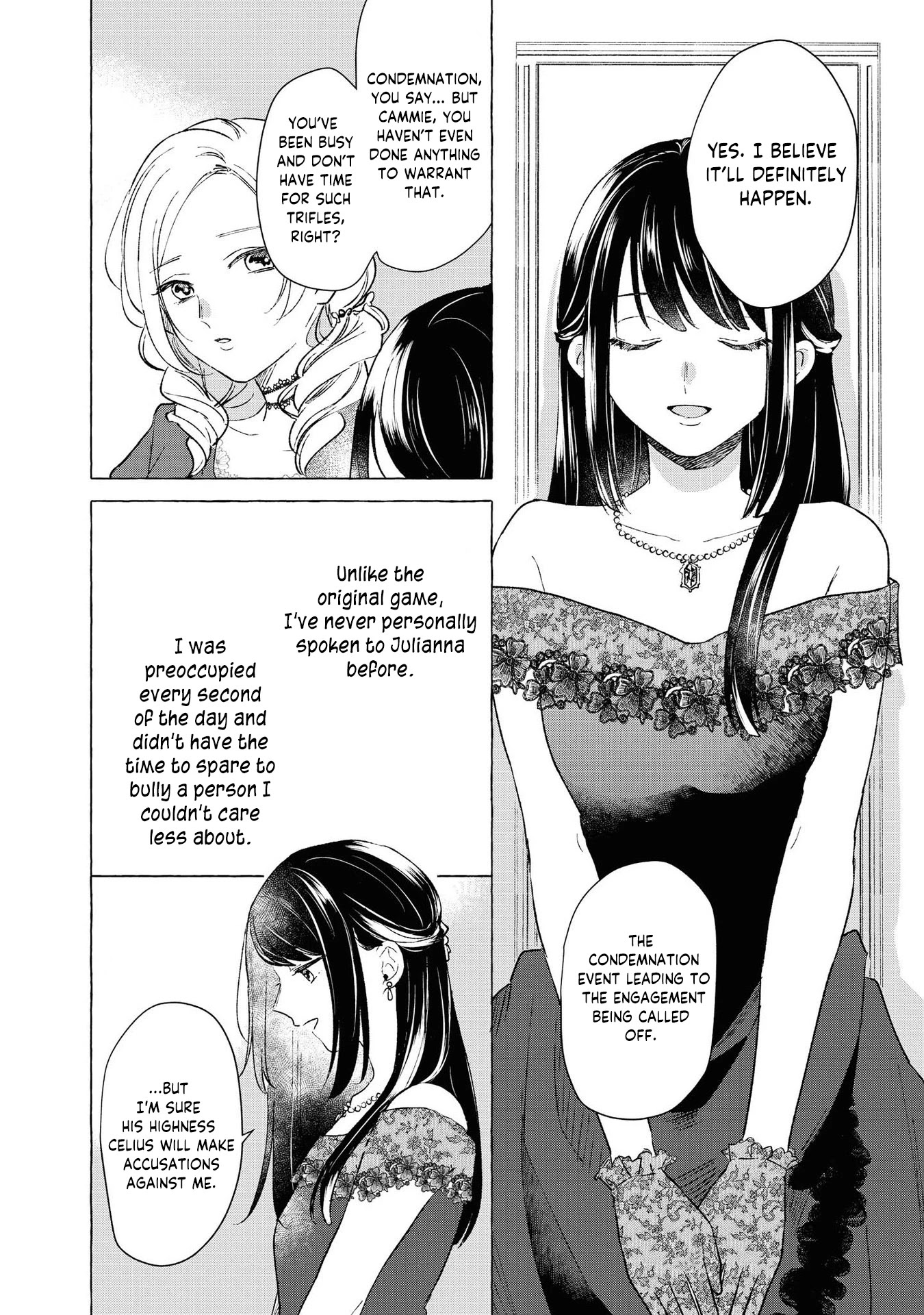 Though I May Be a Villainess, I'll Show You I Can Obtain Happiness! Chapter 2.5 page 14 - Vol.2 Chapter 5: The Villainess Exploded