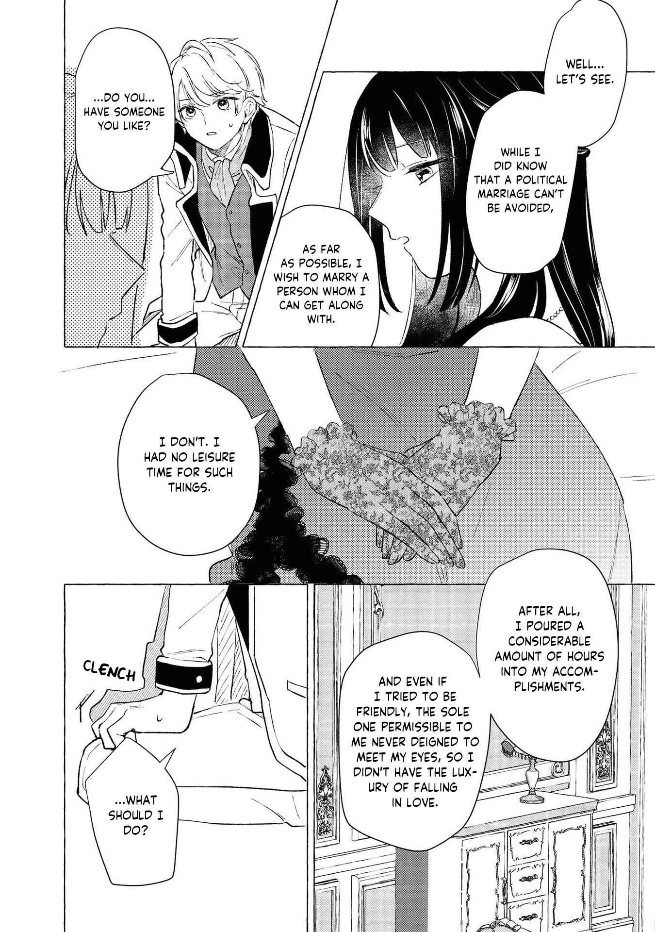 Though I May Be a Villainess, I'll Show You I Can Obtain Happiness! Chapter 2.5 page 32 - Vol.2 Chapter 5: The Villainess Exploded