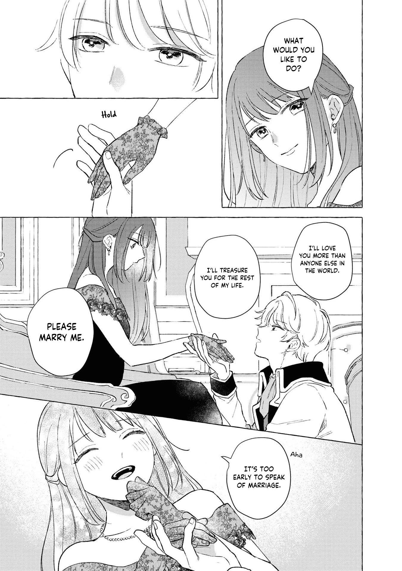 Though I May Be a Villainess, I'll Show You I Can Obtain Happiness! Chapter 2.5 page 33 - Vol.2 Chapter 5: The Villainess Exploded