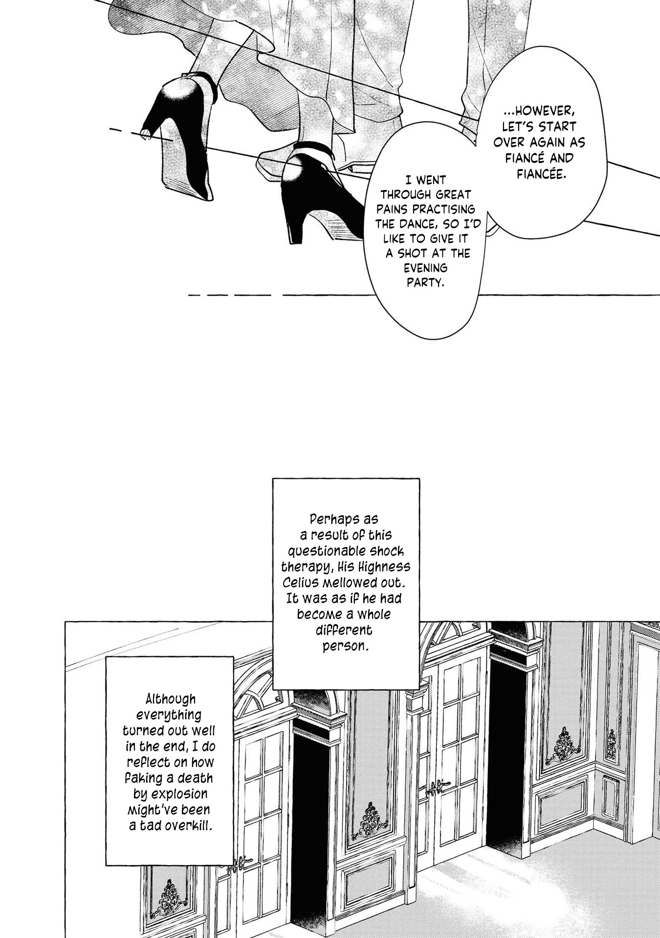 Though I May Be a Villainess, I'll Show You I Can Obtain Happiness! Chapter 2.5 page 34 - Vol.2 Chapter 5: The Villainess Exploded