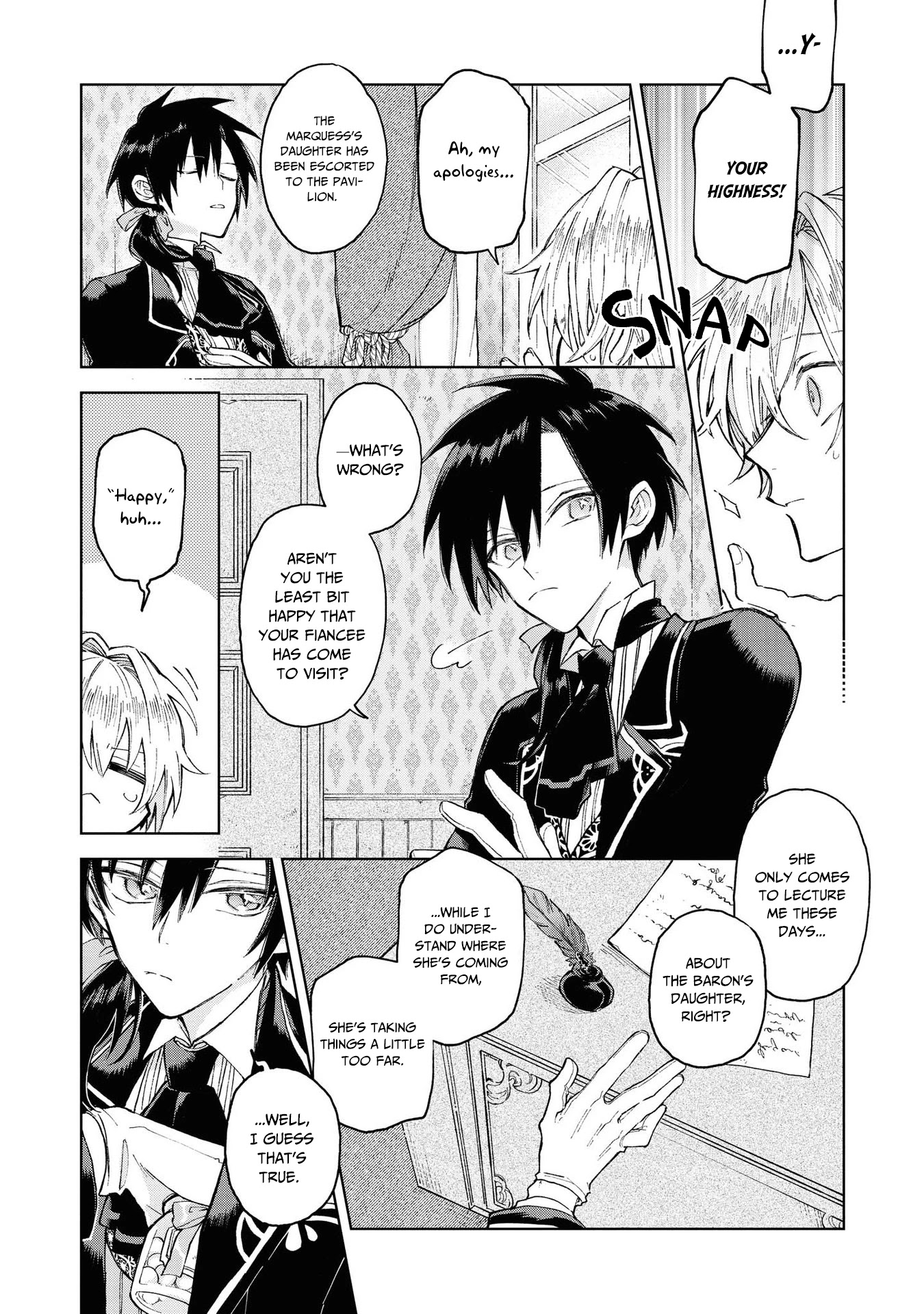 Though I May Be a Villainess, I'll Show You I Can Obtain Happiness! Chapter 3.1 page 10 - Vol.3 Chapter 1: One Day, I was Able to Hear the Inner Voice of my Fiancee