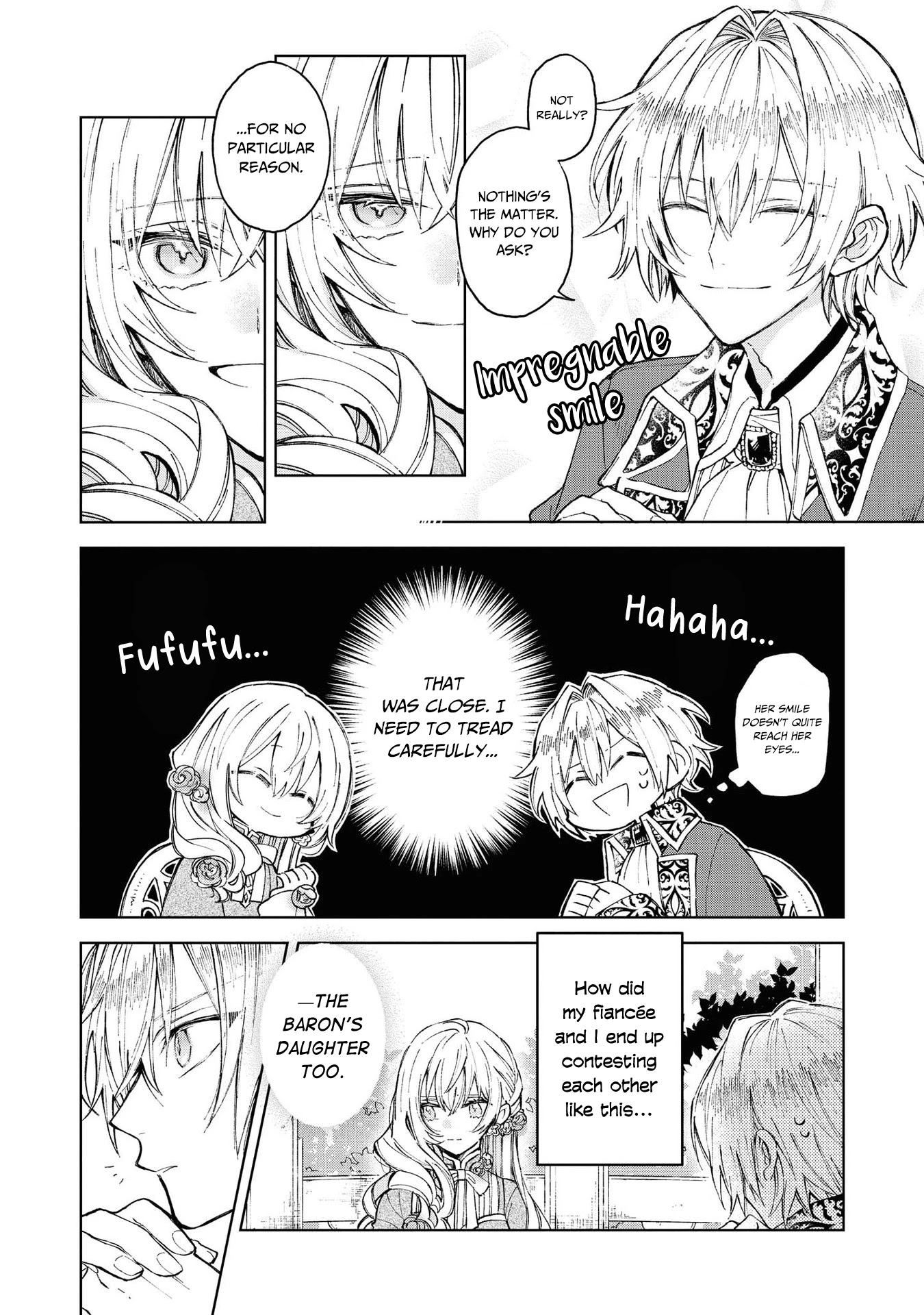 Though I May Be a Villainess, I'll Show You I Can Obtain Happiness! Chapter 3.1 page 16 - Vol.3 Chapter 1: One Day, I was Able to Hear the Inner Voice of my Fiancee