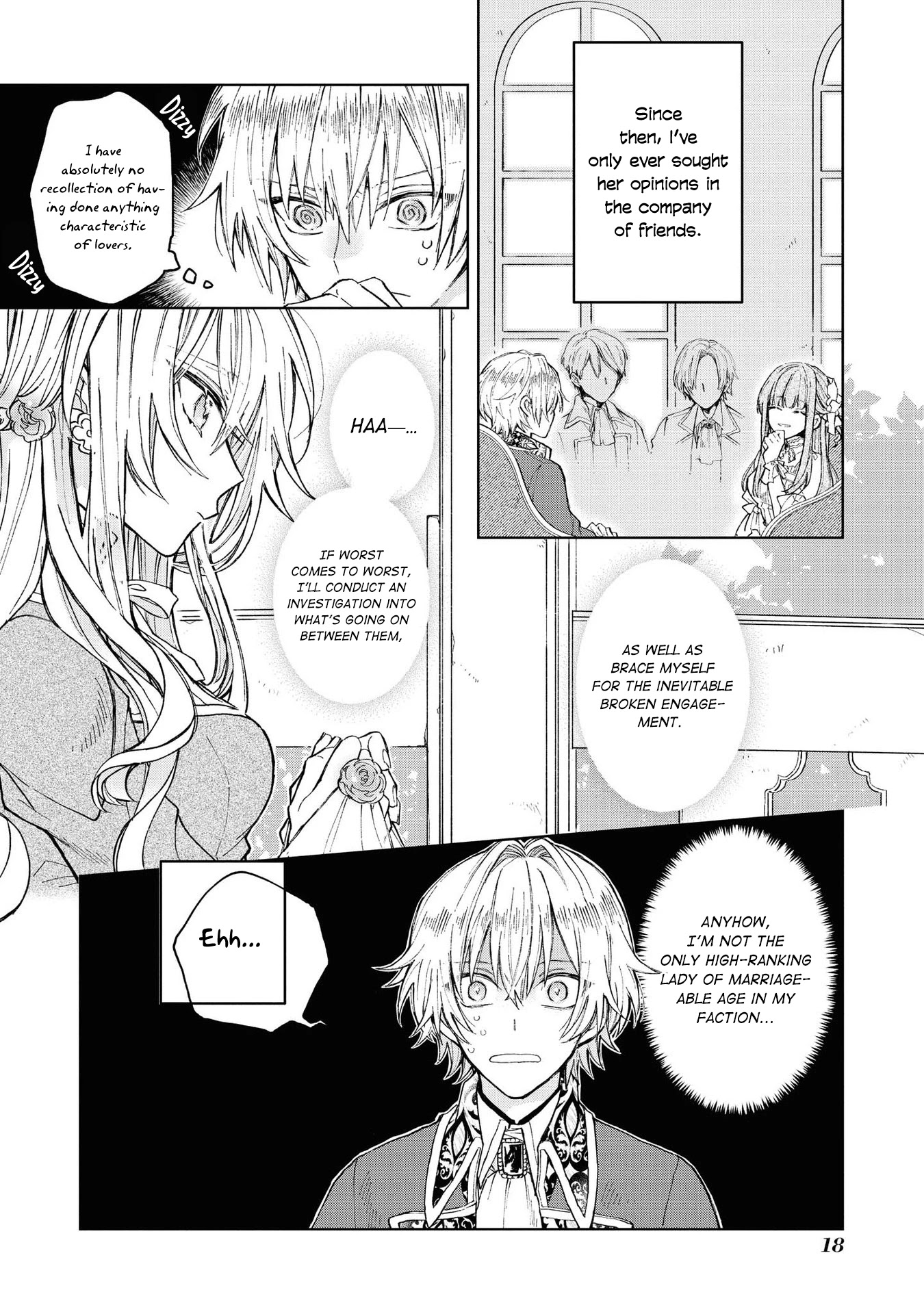 Though I May Be a Villainess, I'll Show You I Can Obtain Happiness! Chapter 3.1 page 19 - Vol.3 Chapter 1: One Day, I was Able to Hear the Inner Voice of my Fiancee
