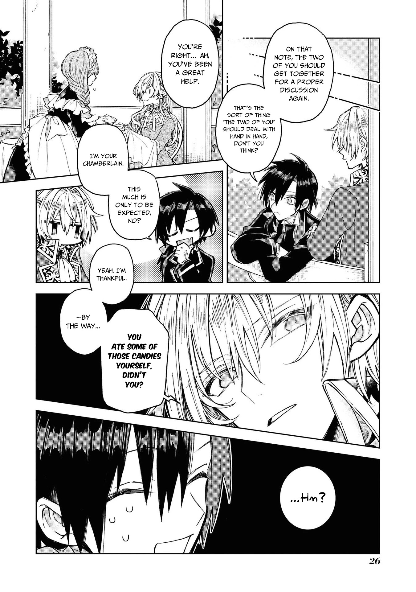 Though I May Be a Villainess, I'll Show You I Can Obtain Happiness! Chapter 3.1 page 27 - Vol.3 Chapter 1: One Day, I was Able to Hear the Inner Voice of my Fiancee