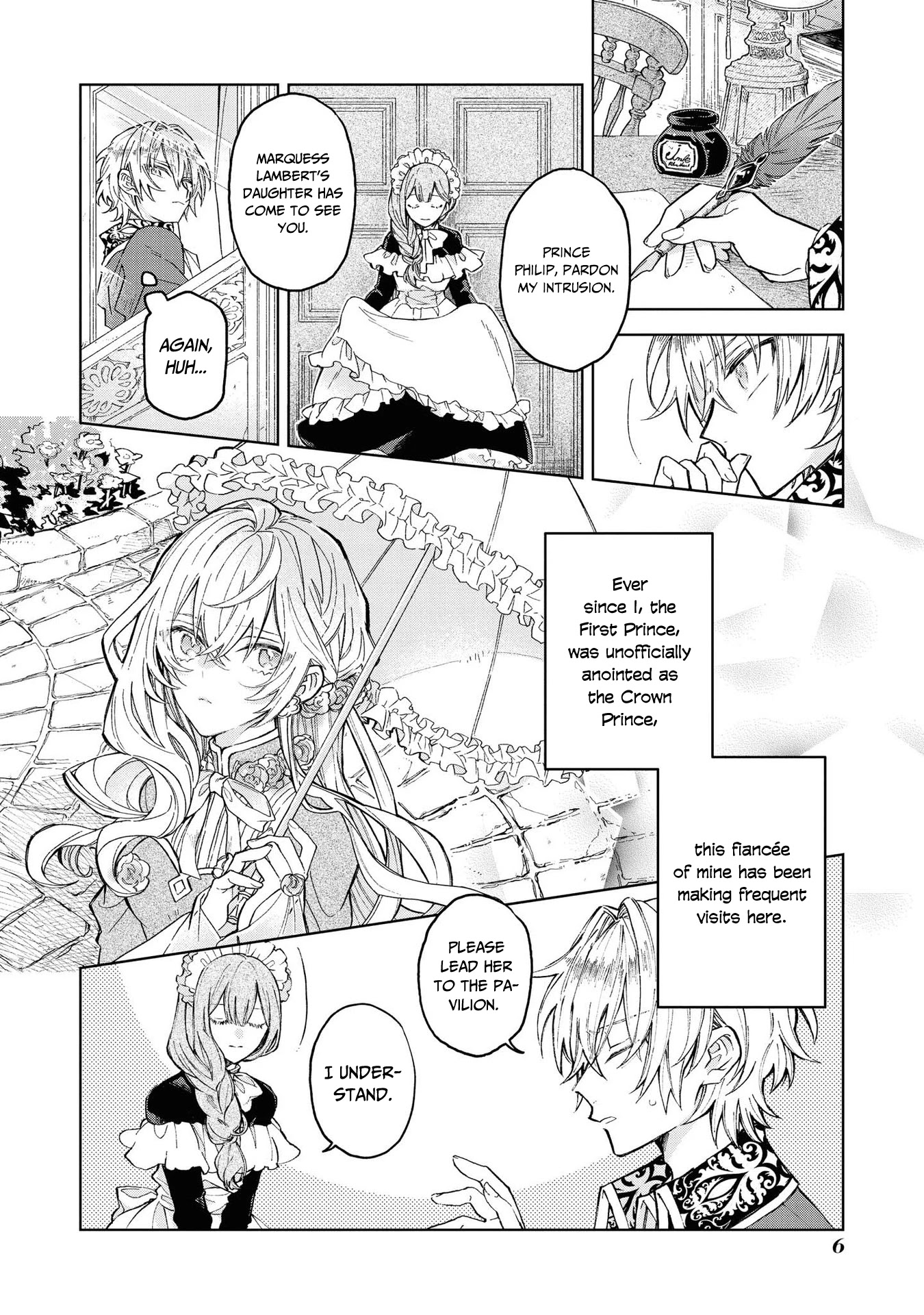 Though I May Be a Villainess, I'll Show You I Can Obtain Happiness! Chapter 3.1 page 7 - Vol.3 Chapter 1: One Day, I was Able to Hear the Inner Voice of my Fiancee