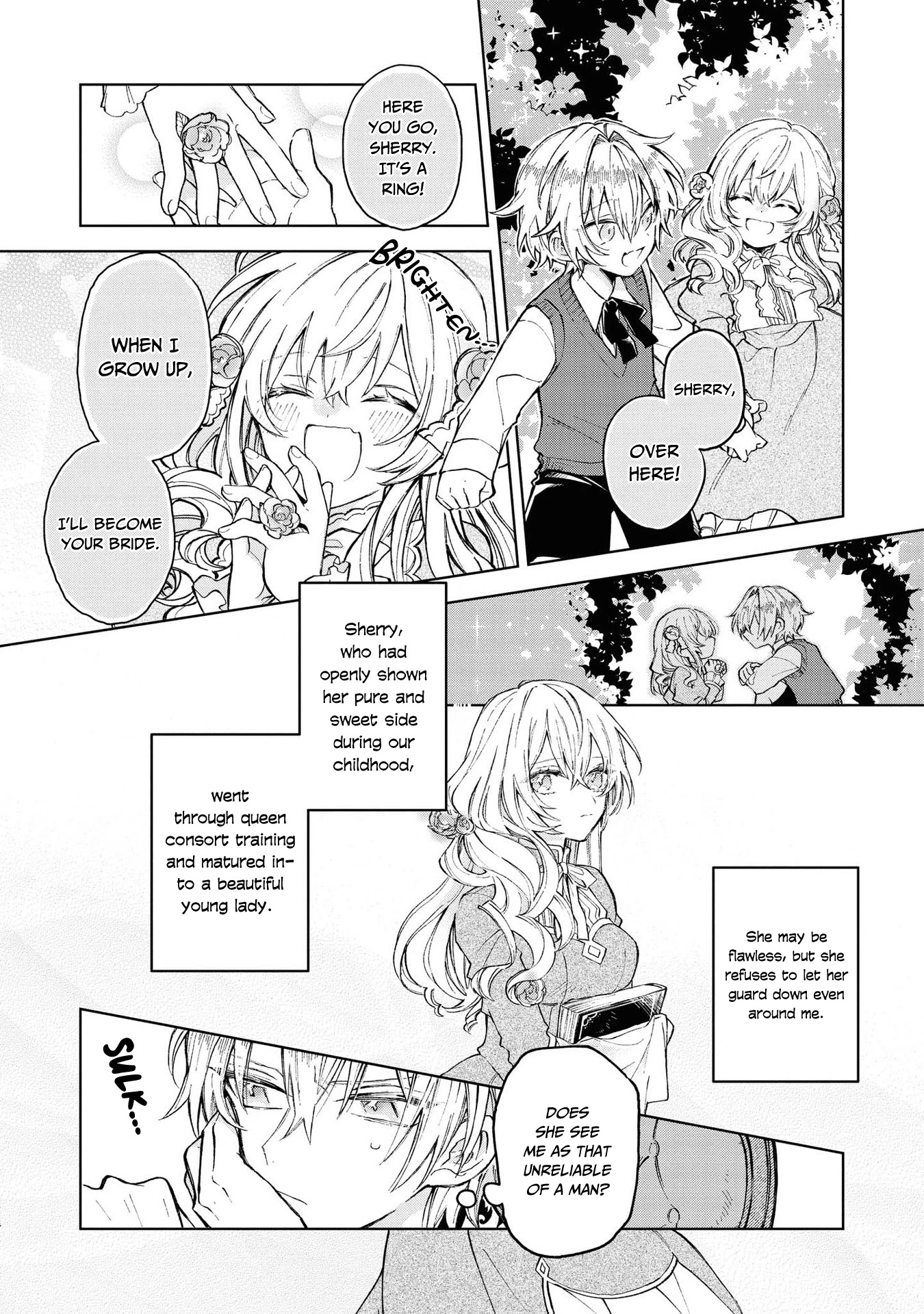 Though I May Be a Villainess, I'll Show You I Can Obtain Happiness! Chapter 3.1 page 9 - Vol.3 Chapter 1: One Day, I was Able to Hear the Inner Voice of my Fiancee
