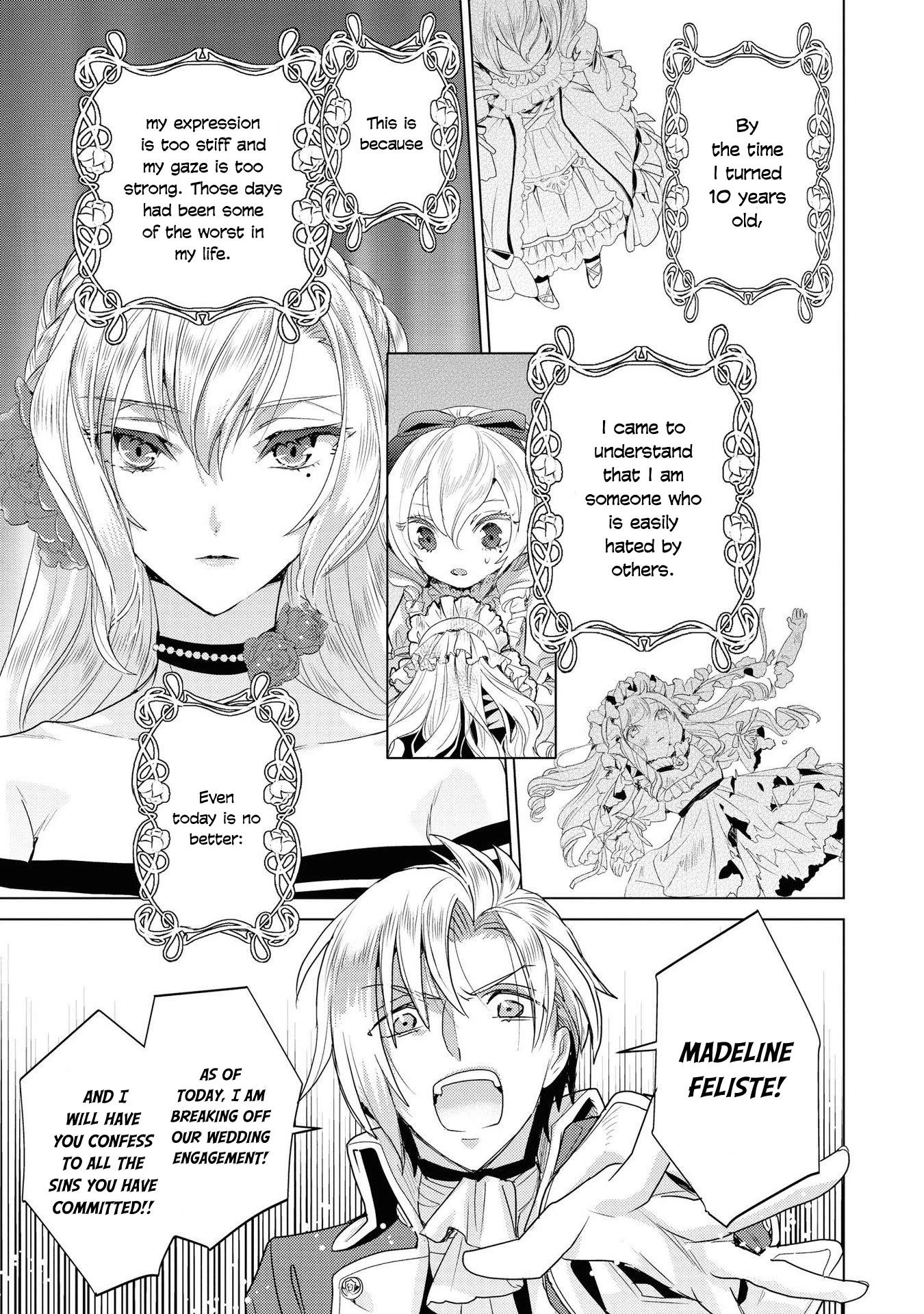 Though I May Be a Villainess, I'll Show You I Can Obtain Happiness! Chapter 3.3 page 3 - Vol.3 Chapter 3: I was Supposed to be Married to Someone Who Hated Me, But Before I Knew It They Were Doting on Me